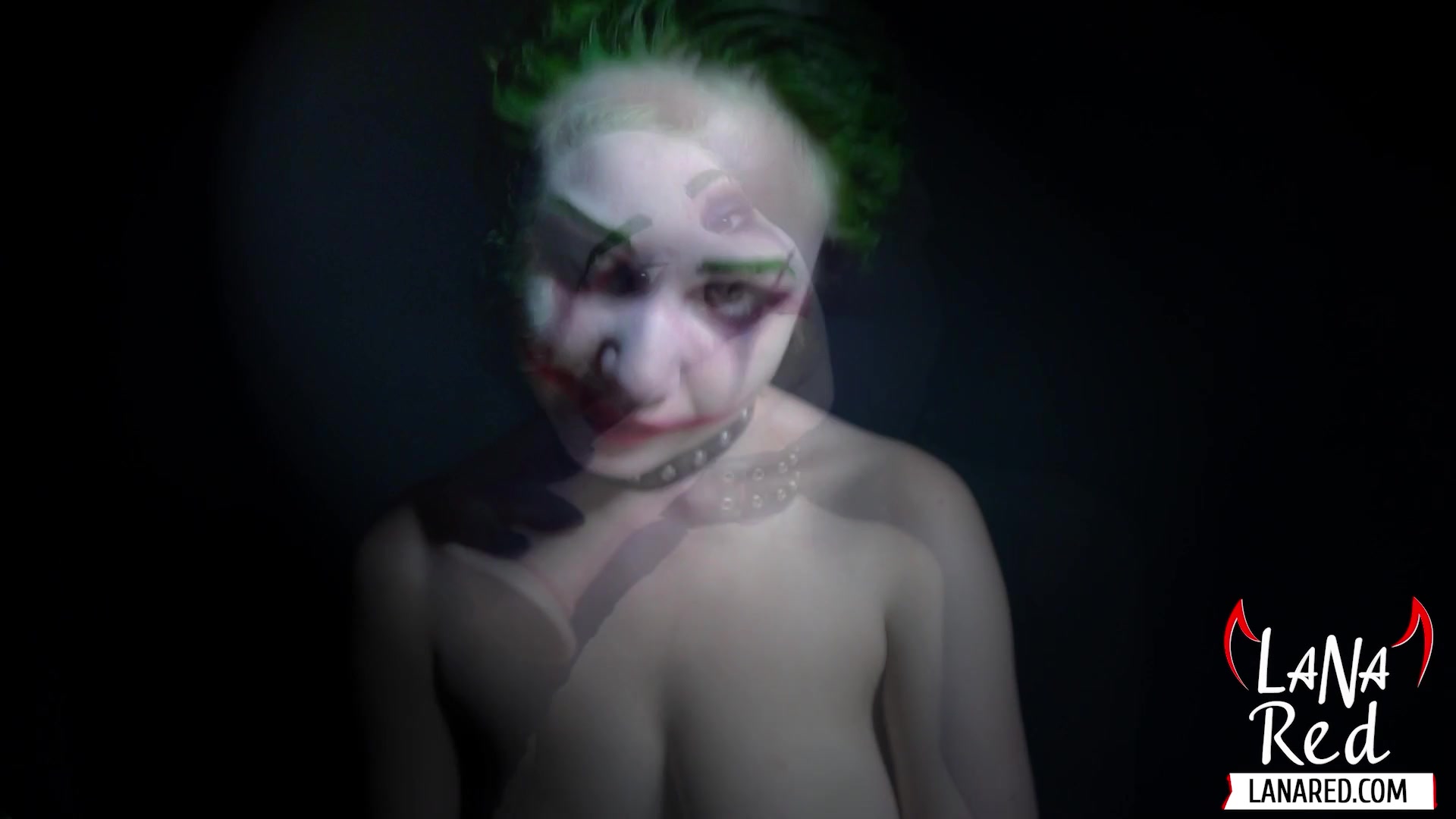 Joker Girl Riding On Dildo And Pussy Fucking Dildo Babe With Big Ass - Sex Movies Featuring Lana Red