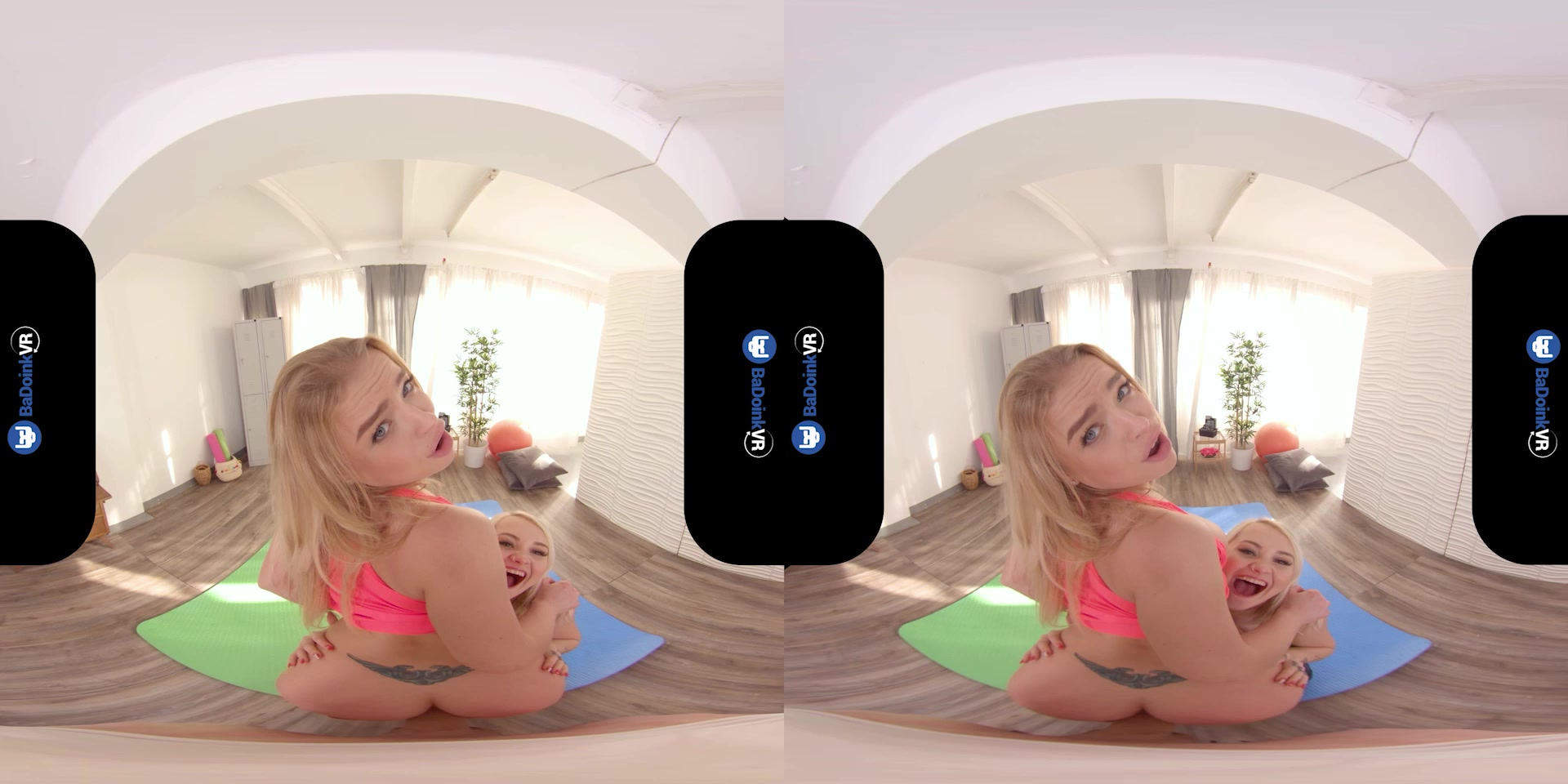 Marilyn Sugar & Alexa Flexy in Cum Salutations - BadoinkVR