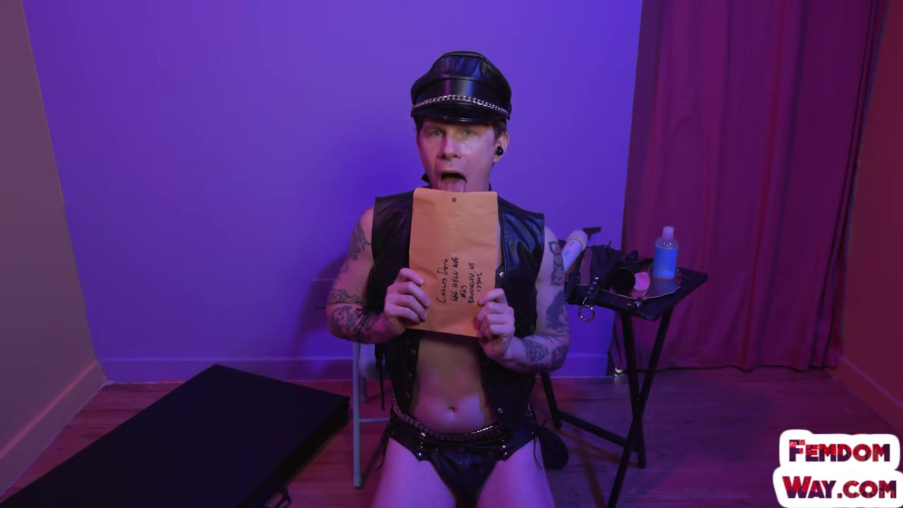 Femdom MILF gives masturbates with panty sub on webcam