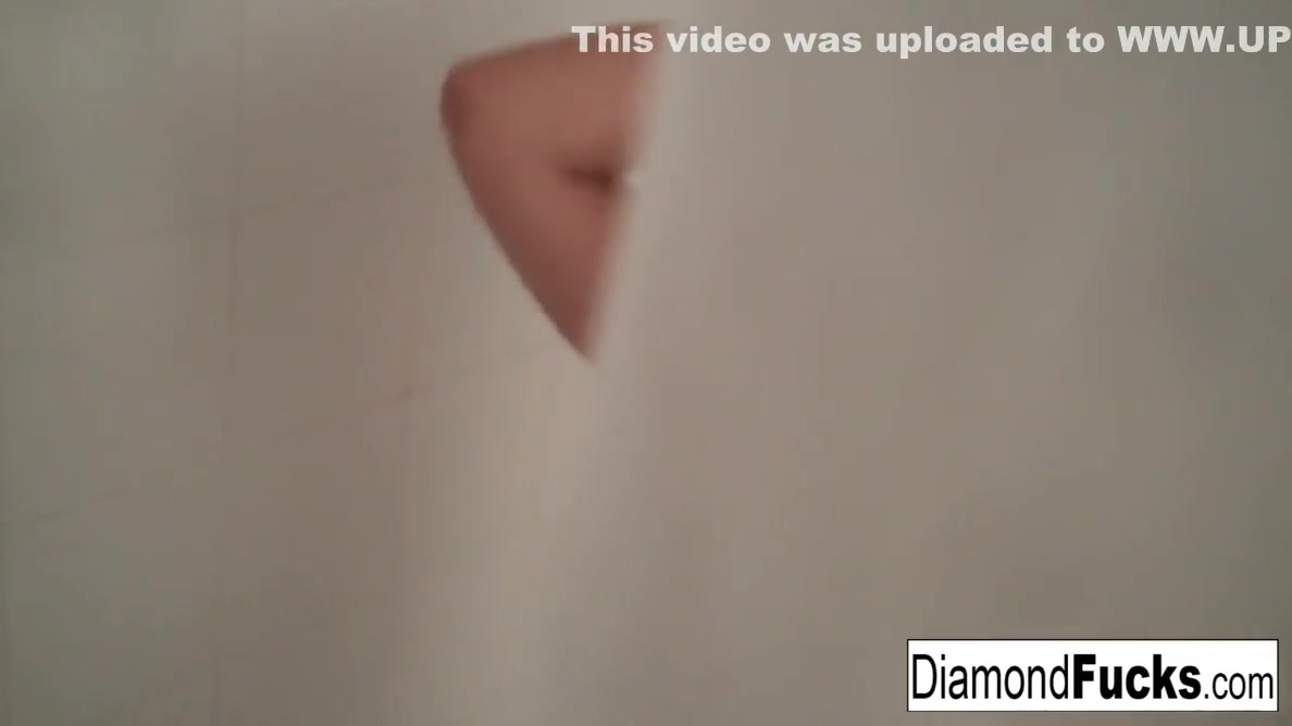 Decides To Get Wet And Wild In The Shower With Diamond Kitty