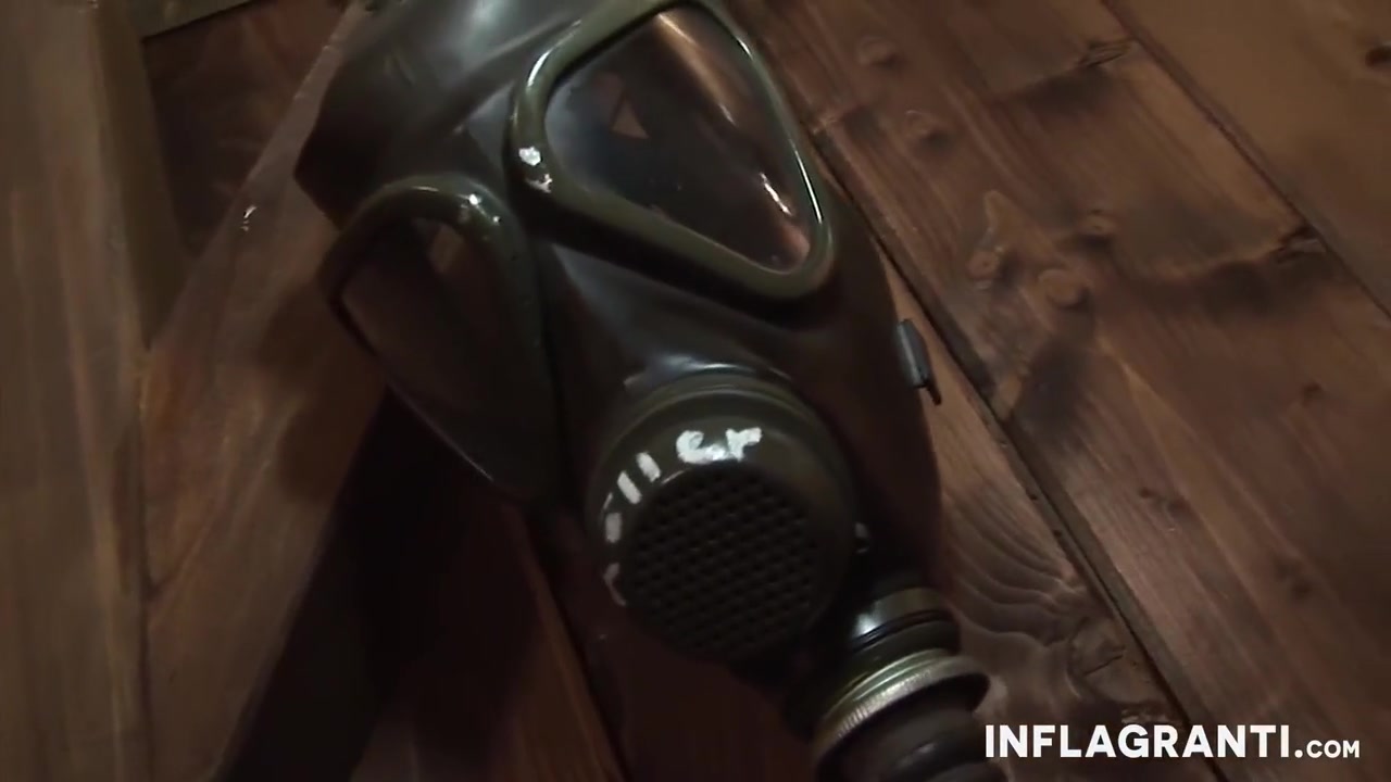 Latex Lesbians Making Out In Fetish Scene