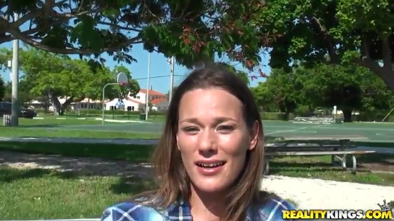 Big breasted MILF gets picked up in the park and brought back home for some fucking