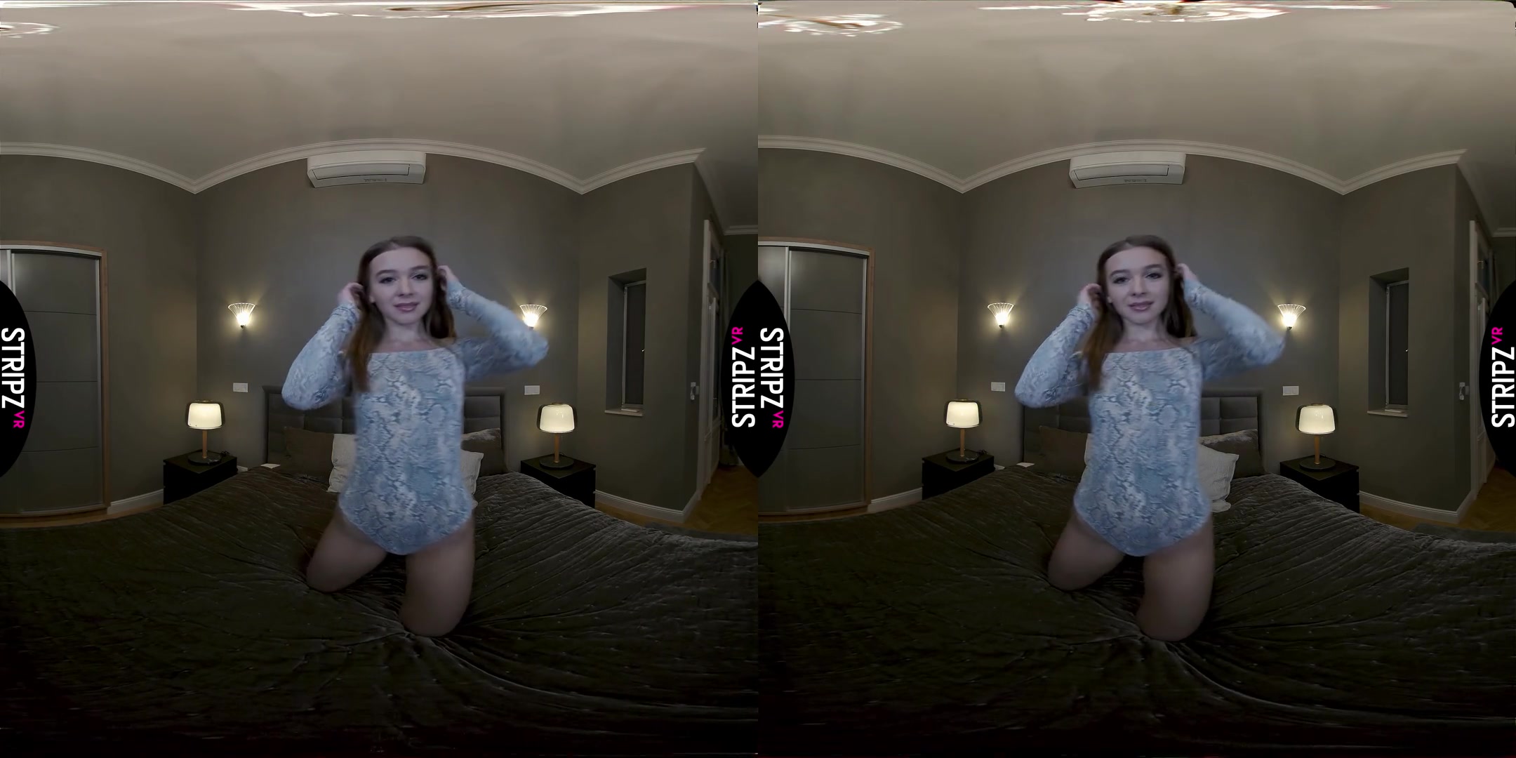 Teensy Weensy - Petite Babe Strips and Shows You her Ass