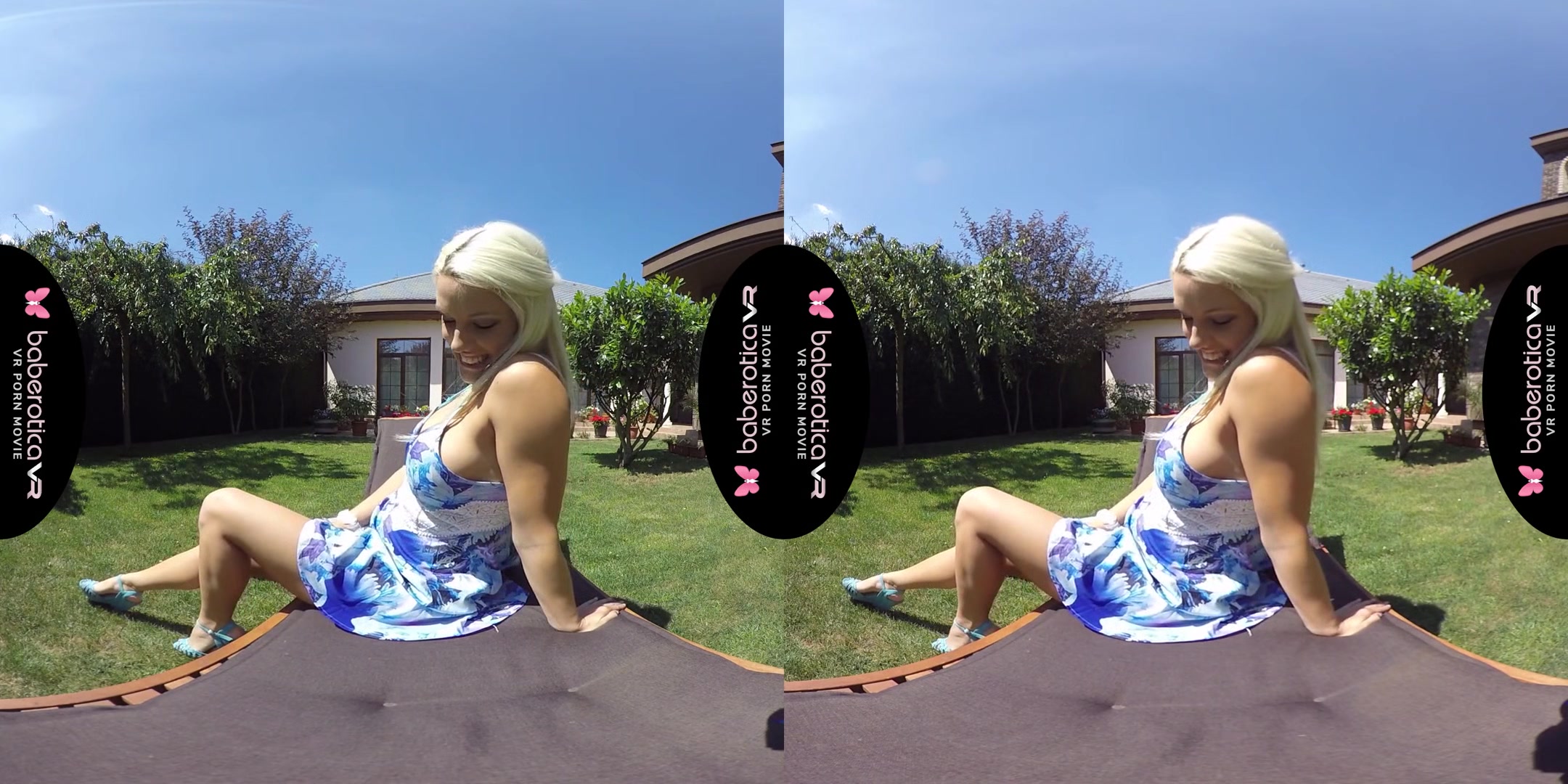 Busty Blanche Bradburry In Sunny Solo - Huge Tits Blonde Pornstar with Toy