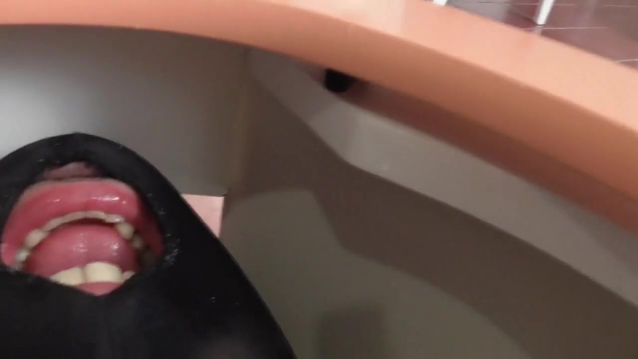 Spitting in pissing Box by Femdom Austria