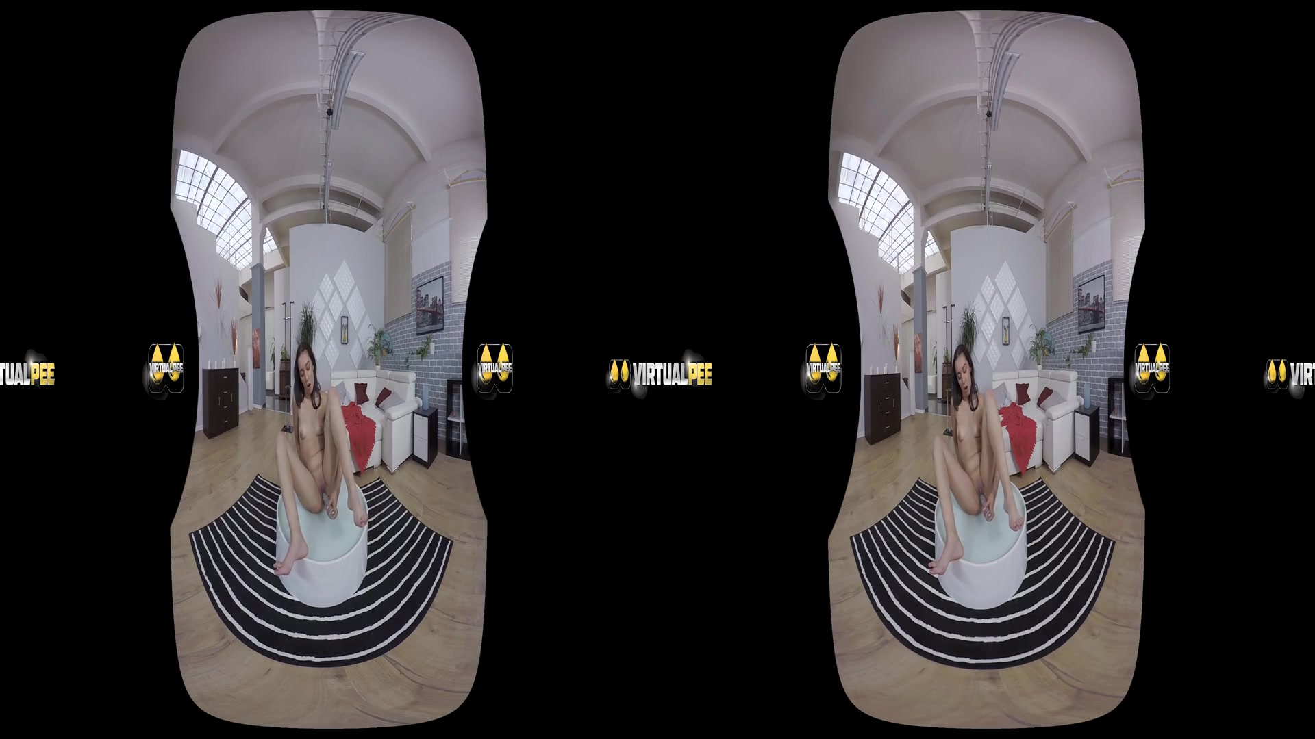Amanda Estela in The Glass Dildo - VirtualPee