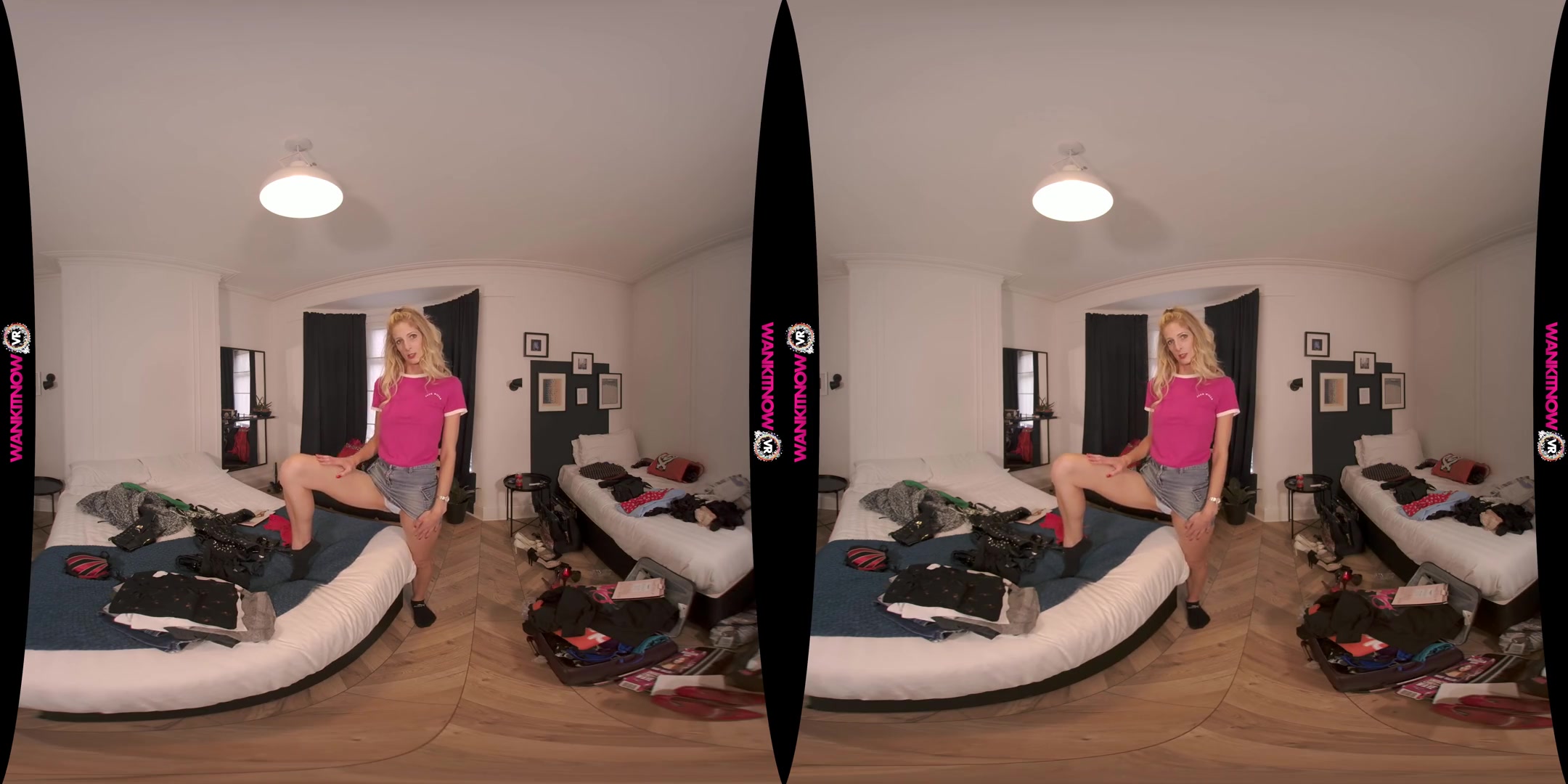 The Best Tenant - Cute Blonde Amateur Strips to Pay her Rent
