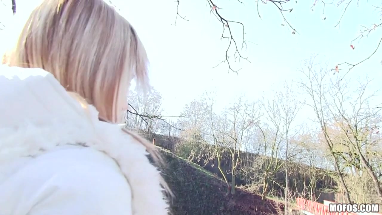 Cristal Caitlin in Euro Babe Rides Dick Outdoors - PublicPickups