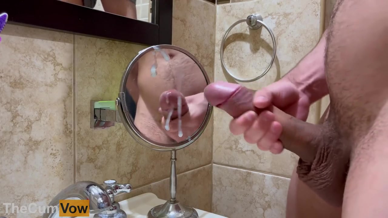 Cumming To The Mirror