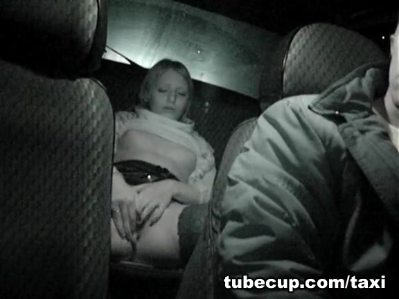 Awesome cam masturbation on taxi back seat