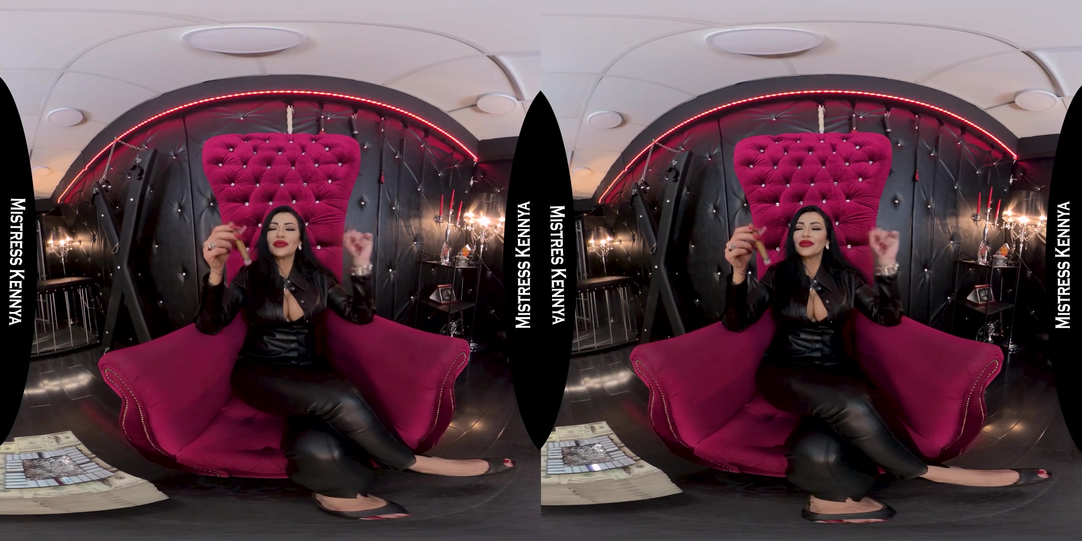 Mistress Kennya - SPH Verbal Humiliation Power Exchange Cigar Smoking Cuckolding - VRVids