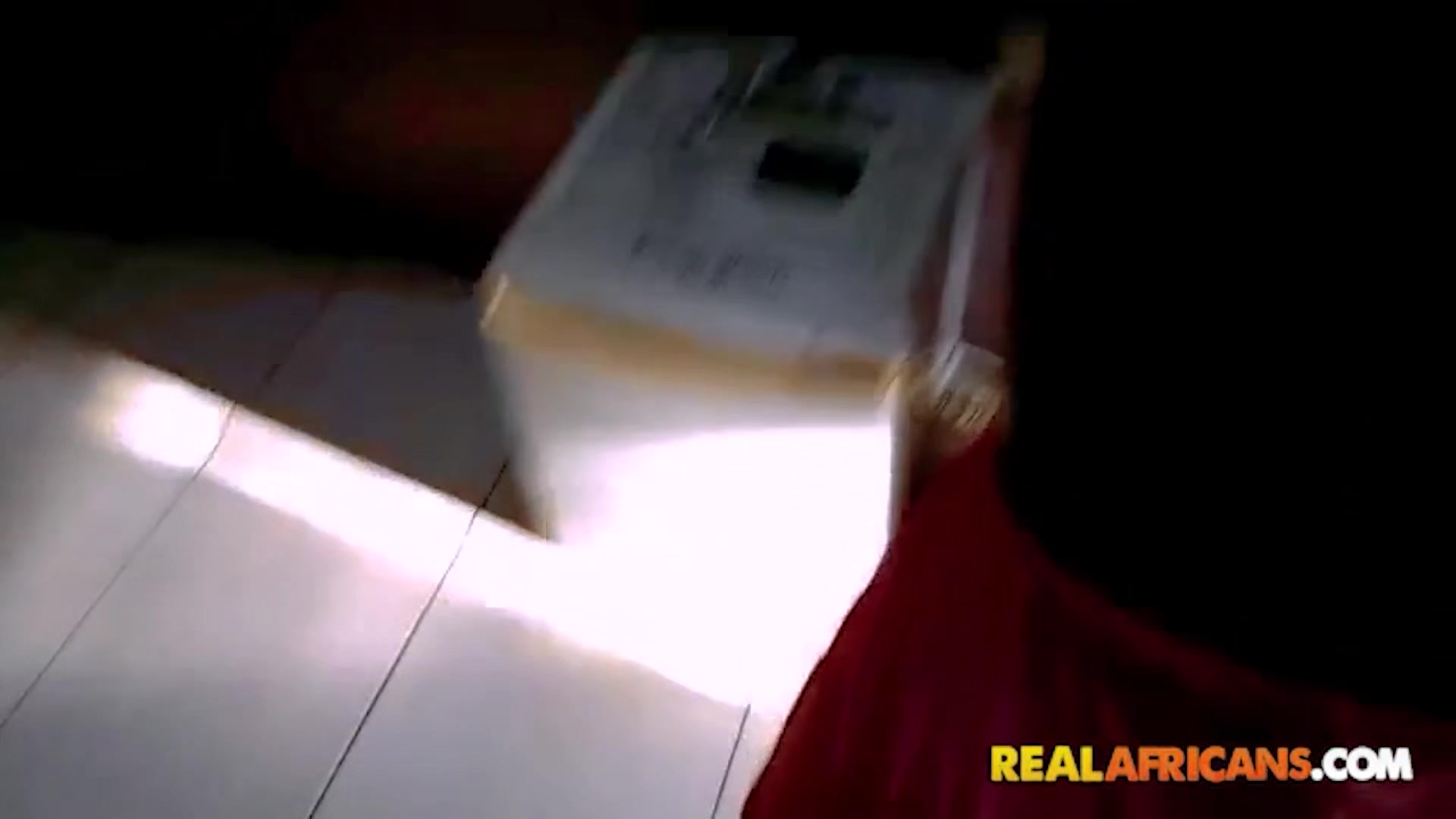 African Big Cock DJ Fucks Horny Groupie In Cheap Motel!