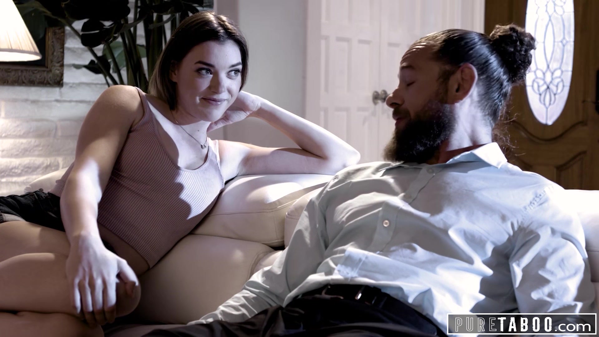PURE TABOO Horny DILF Can't Repress The Urge To Fuck His Hot Stepniece Anny Aurora