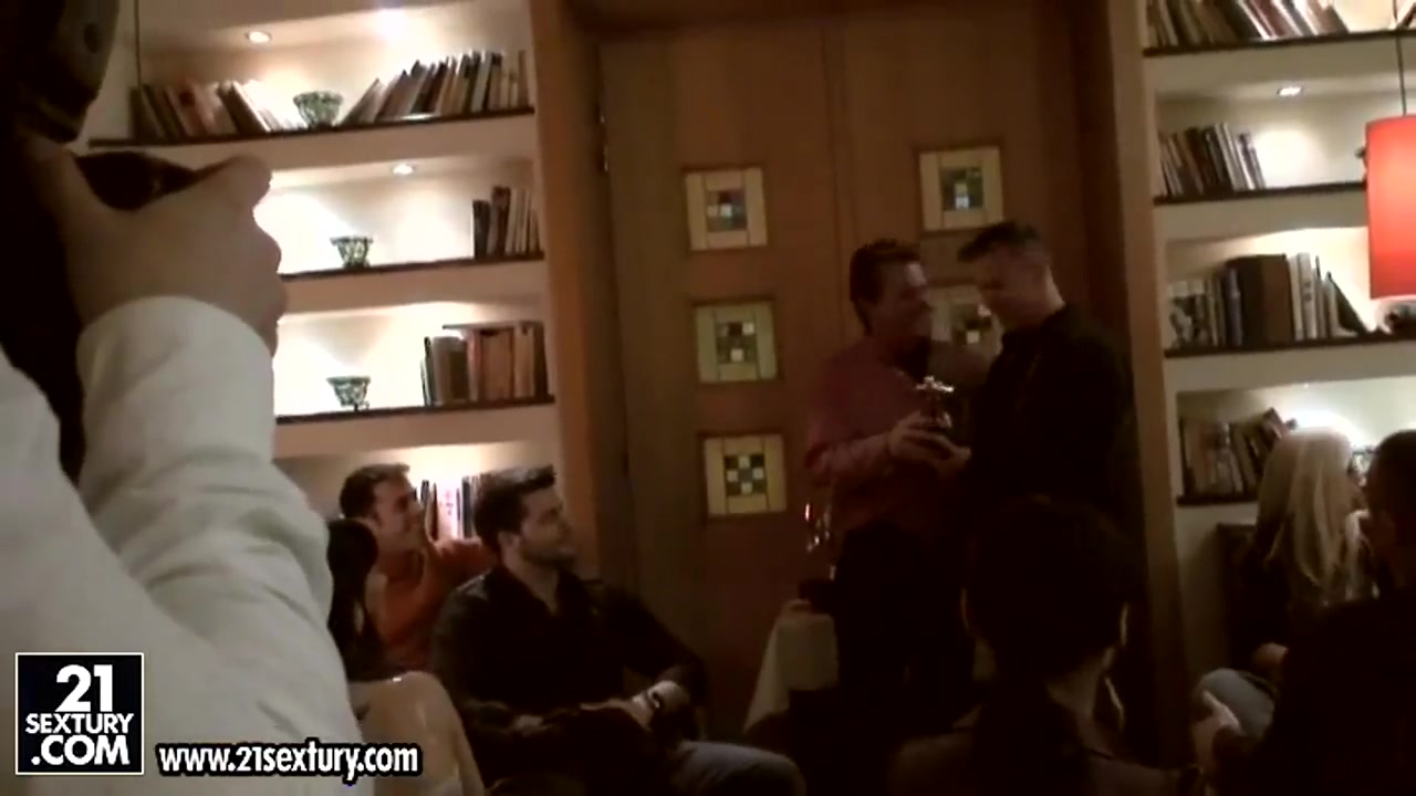 Cameron Cruz throws a party for porn stars