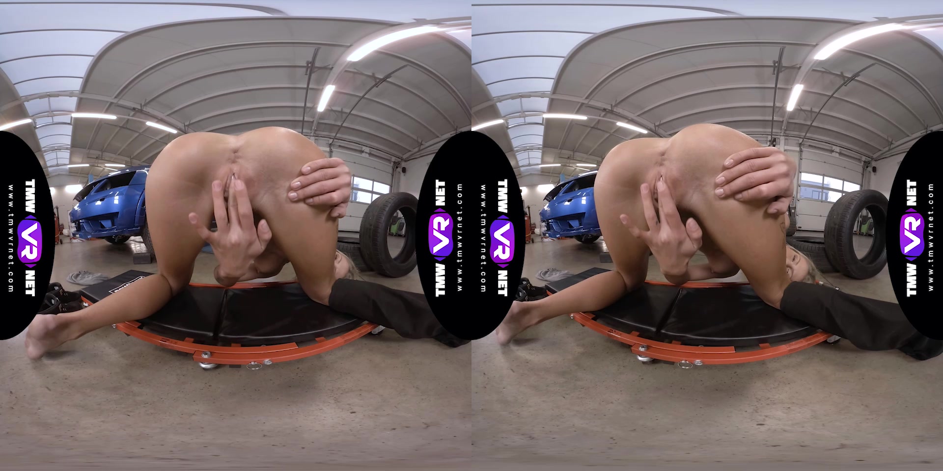 Solo orgasm in garage - TmwVRnet