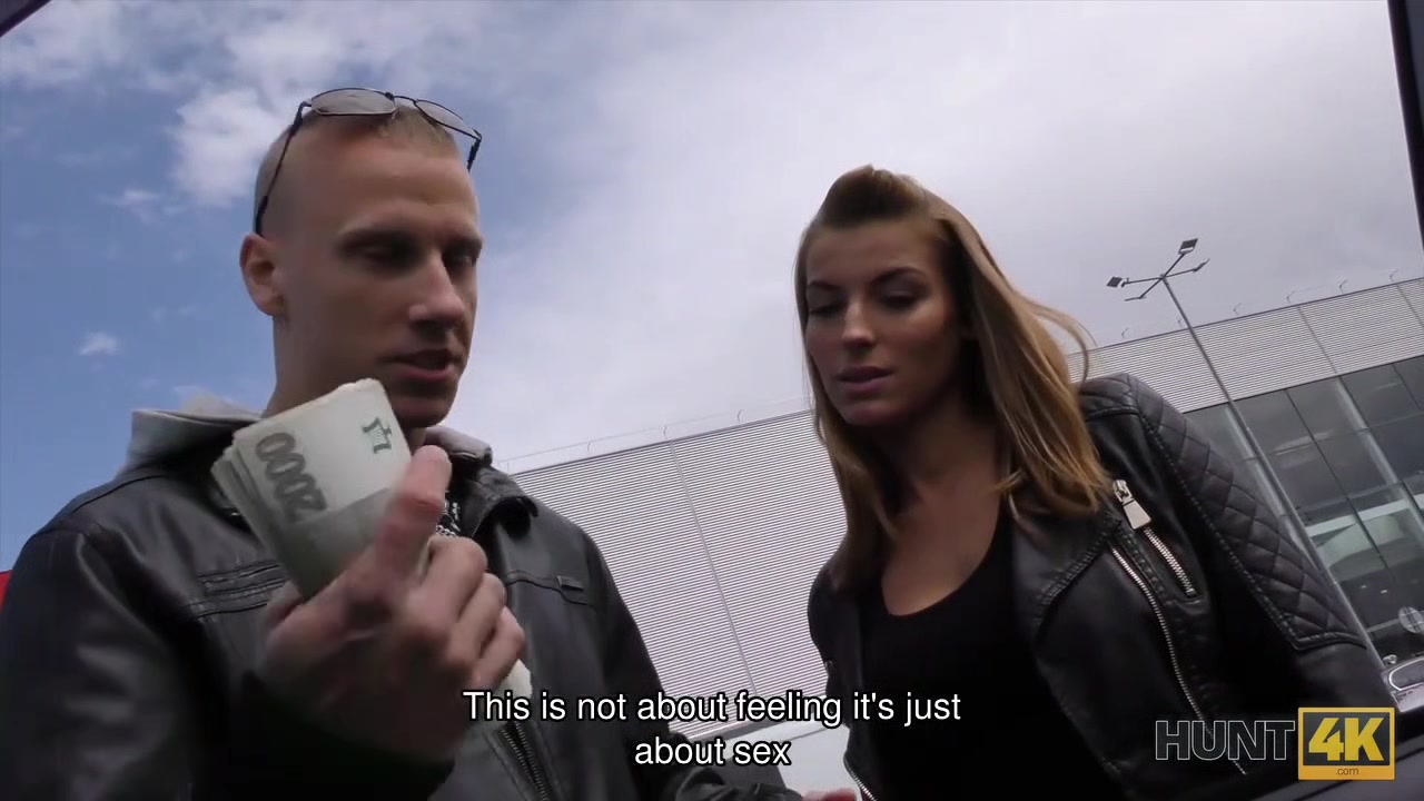 HUNT4K. Cash motivated guy to let his hot GF have fun with stranger