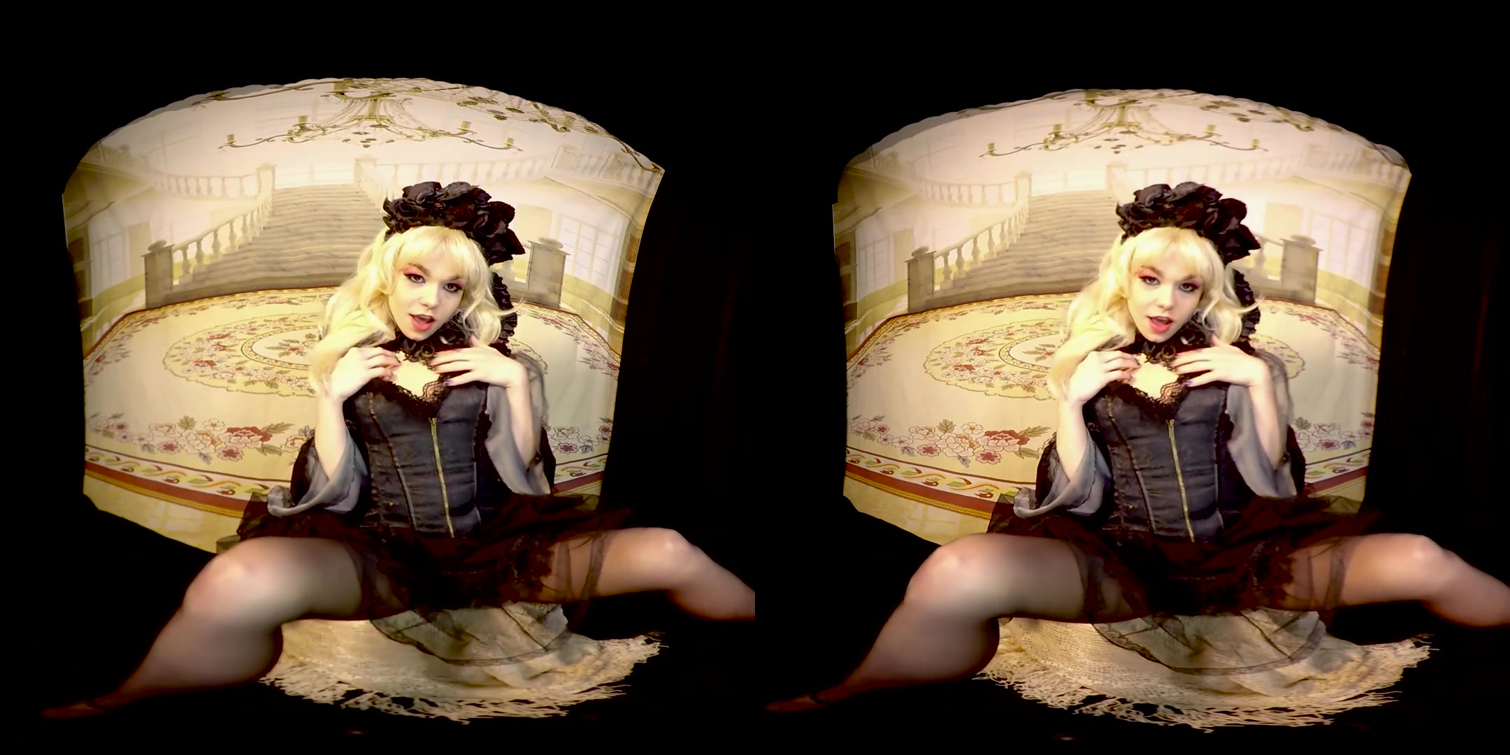 Cosplay Hottie Rebeka Black Gets Off - Toying teen 18+ Lingerie