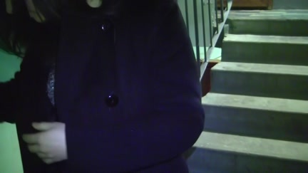 girlfriend fuck hard in the stairwell