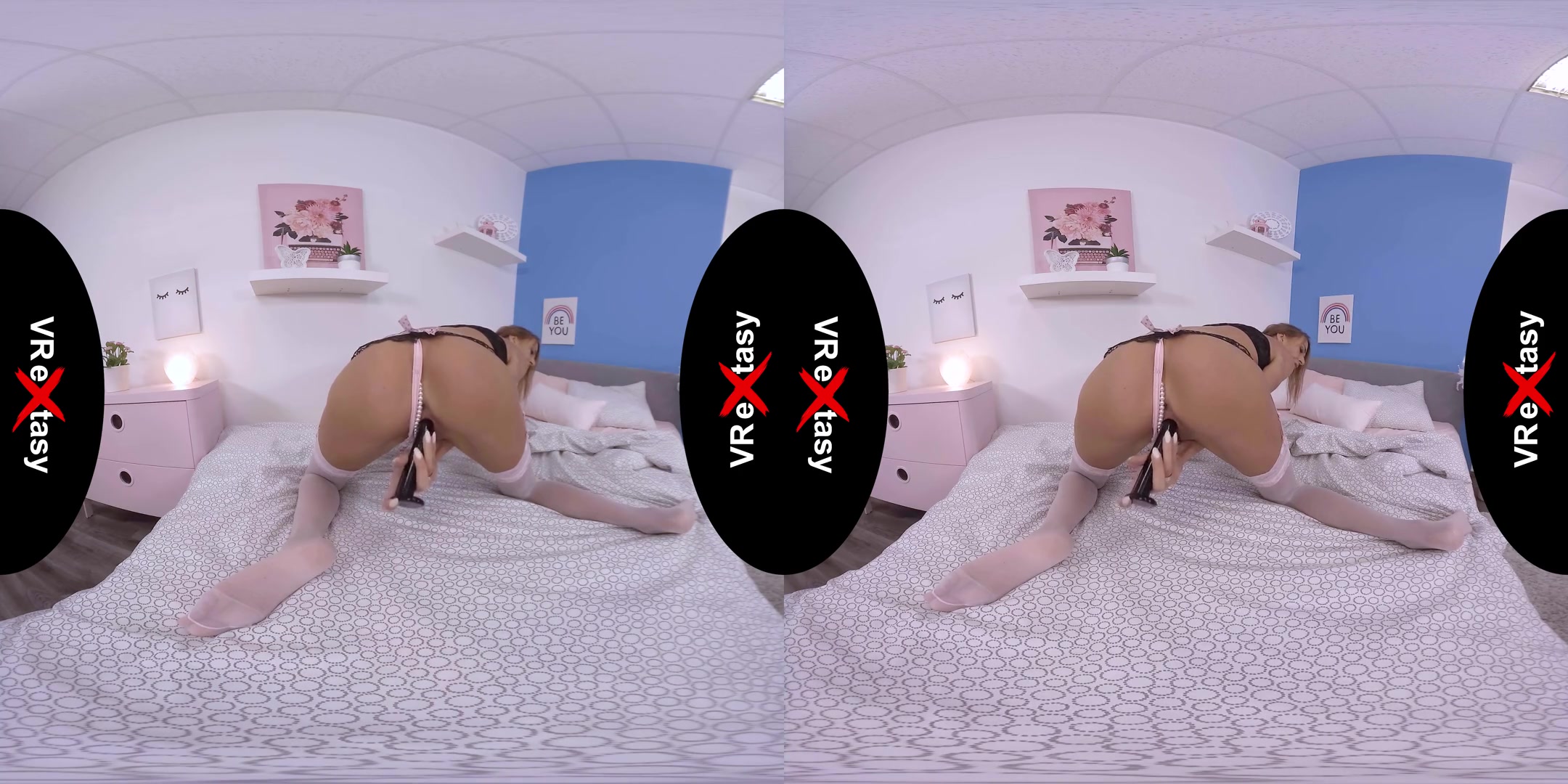 Paris Devine - Plays with Black Dildo - Solo Babe Fucking her Pussy