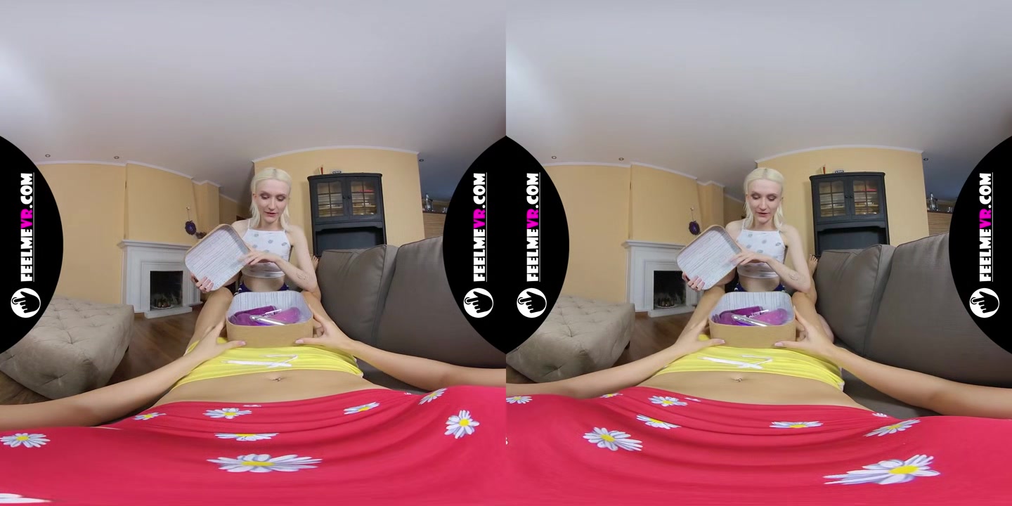 Ingrid Swedish Teen Lesbian Fuck With Big Pink Dildo - FeelMeVR