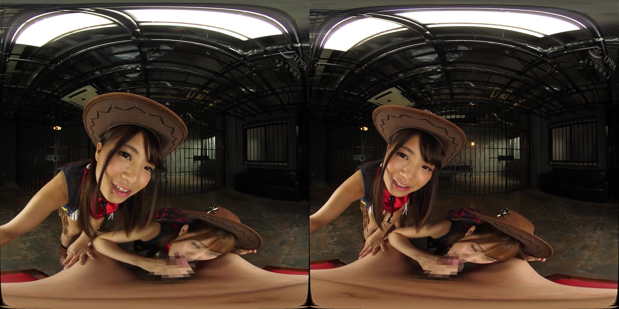 Threesome Rodeo Rampage; JAV MFF Threesome POV
