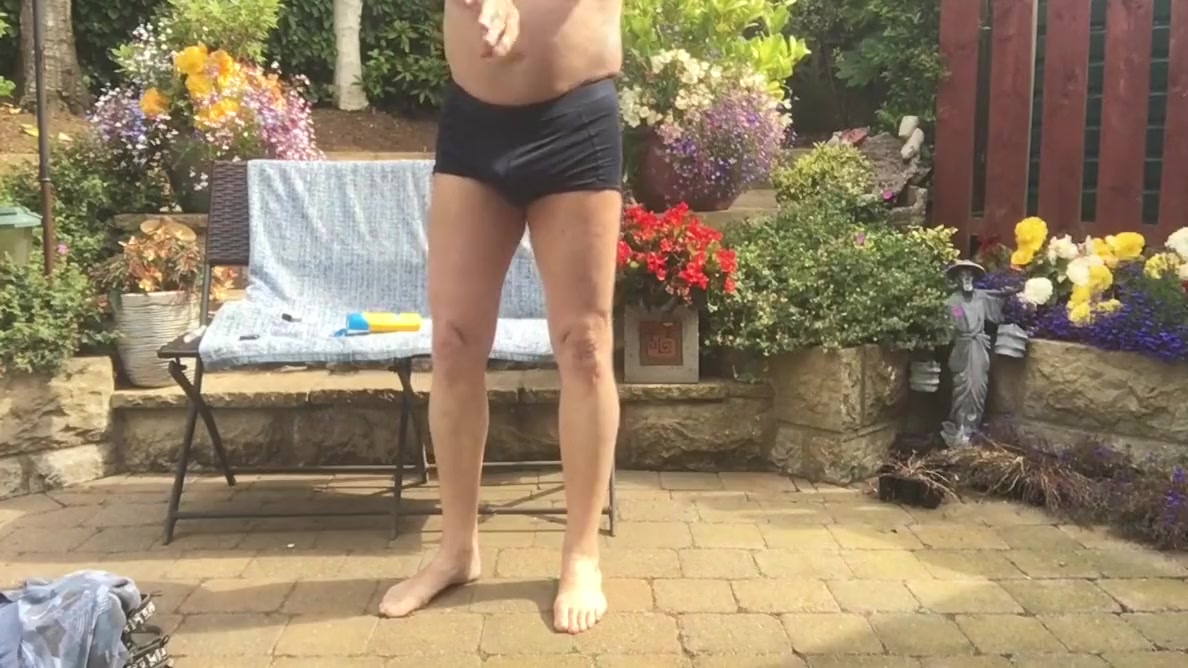 Sunbathing And Dildo Play