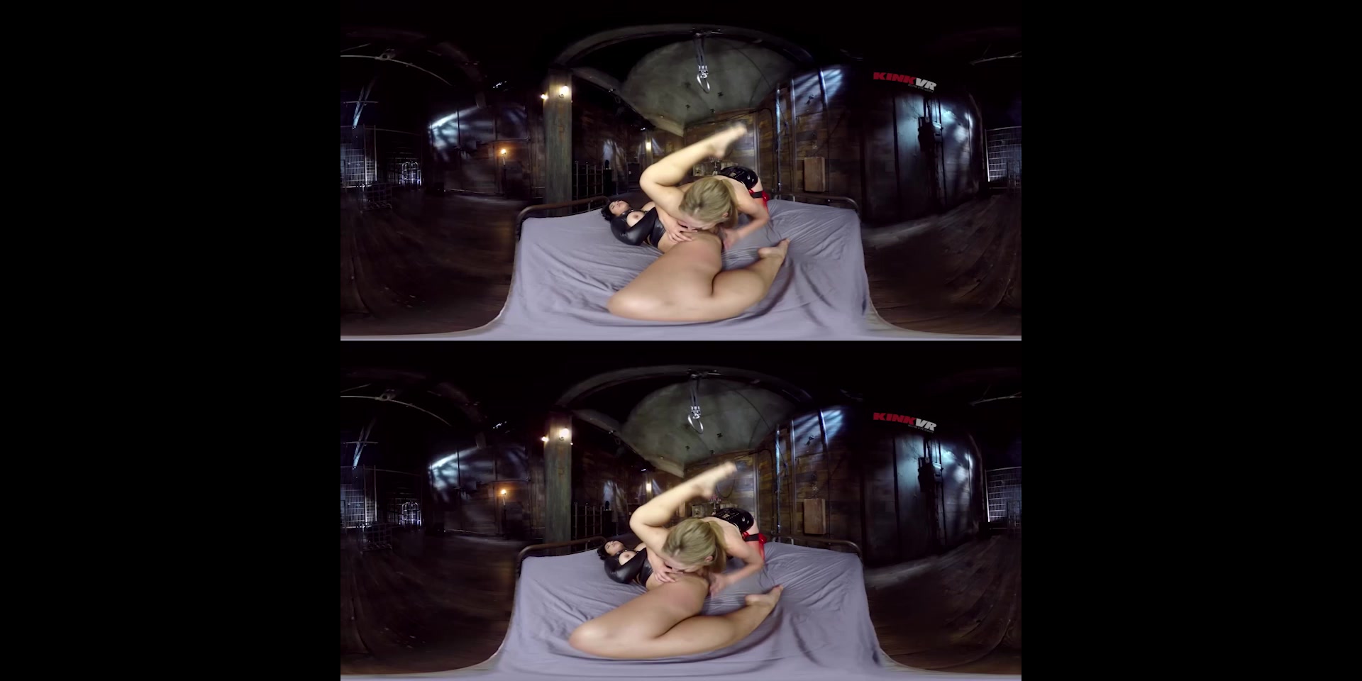 Mona Wales & Mia Little in Her Kinky Lez Pet - KinkVR