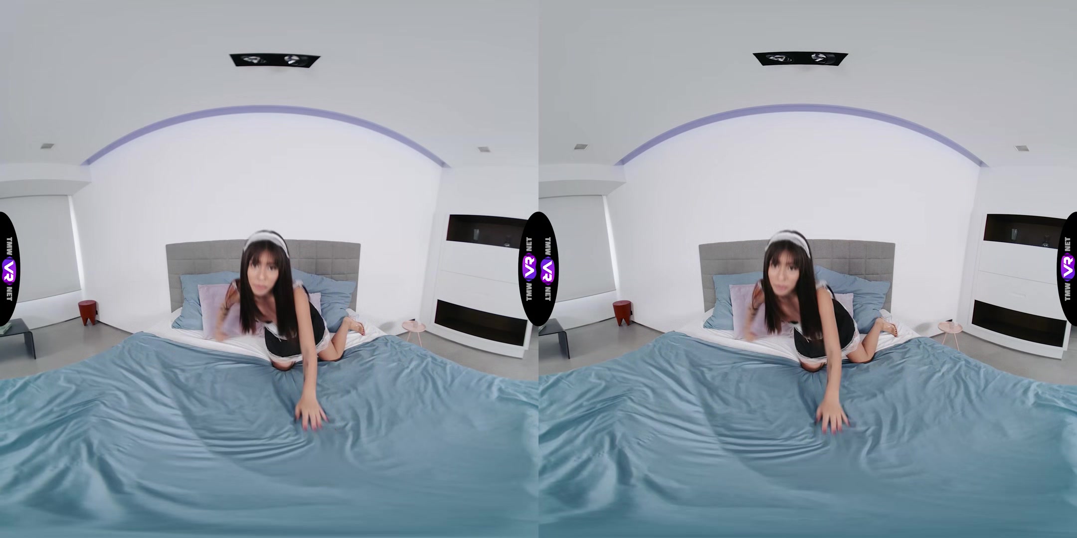 Hot maid on master’s bed