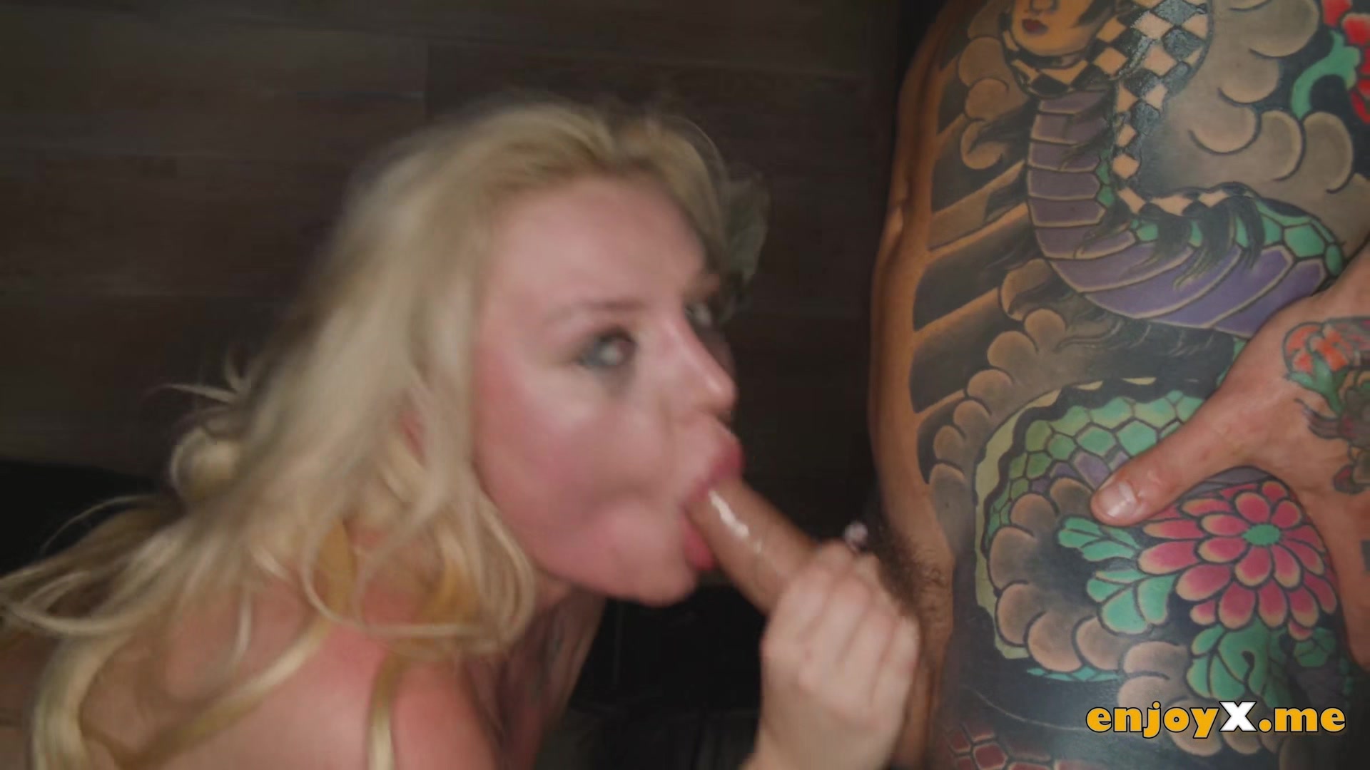 Miss Jackson, a light-haired with huge boobs, takes 2 erratic boners that pulverize her ruthlessly - watch the best XXX