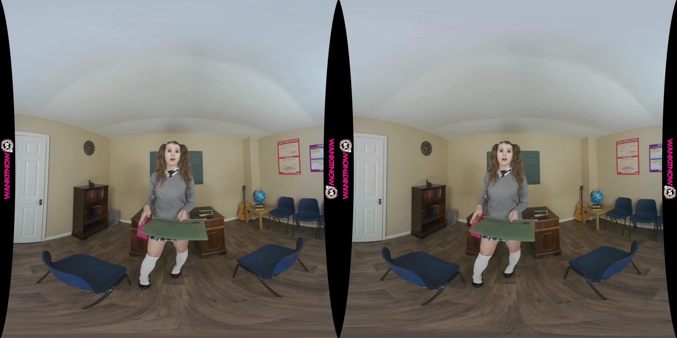 Tight College Pussy featuring Brook Logan - WankitNowVR