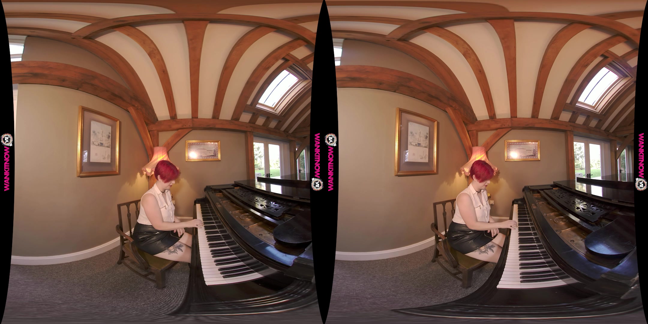Pervy Pianist featuring Olivia Kinks - WankitNowVR