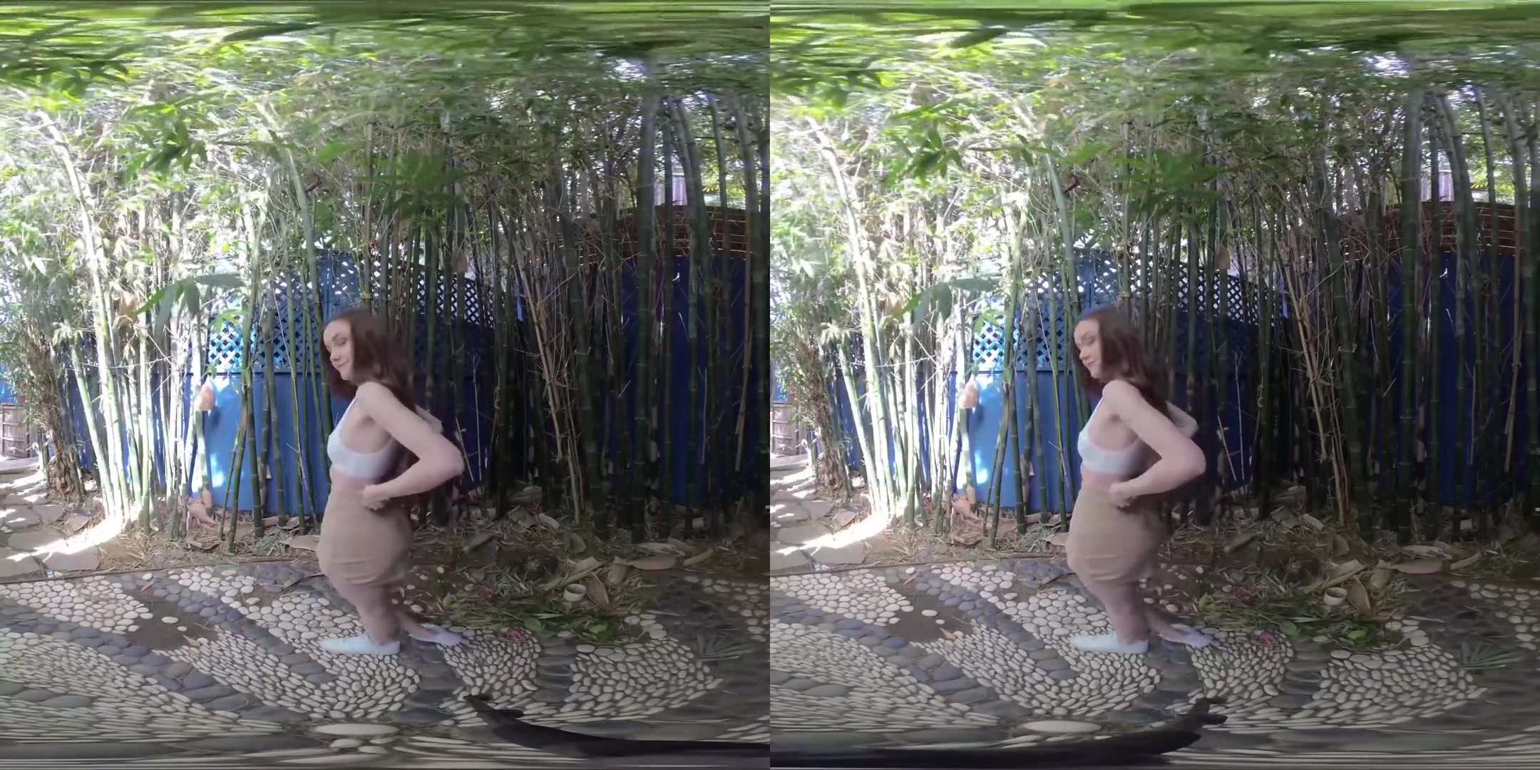 Bamboo - Emily Bloom Solo Striptease - SexLikeReal