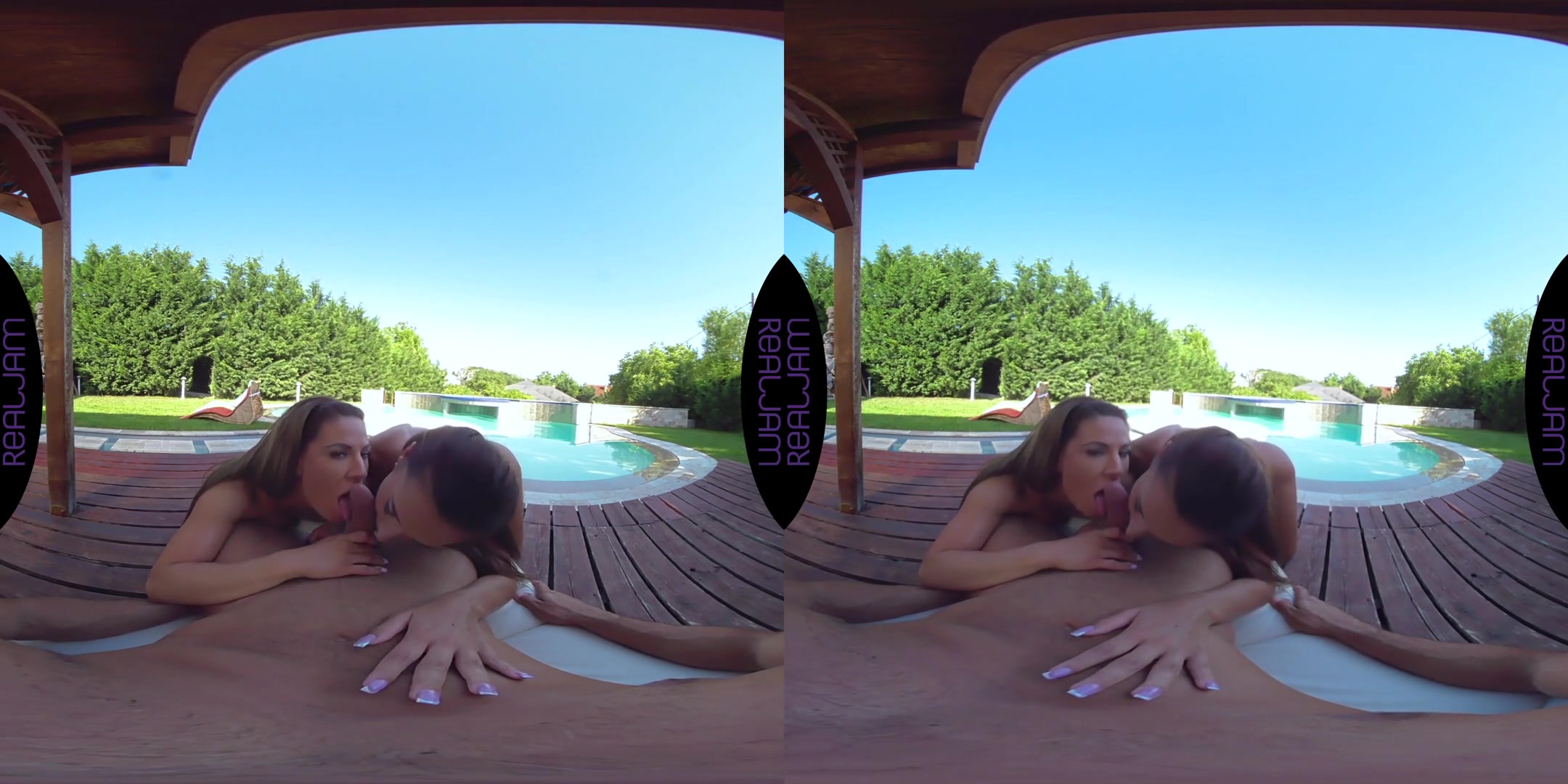 Alexis Brill & Athina Love in Hot Summer Day - RealJamVR