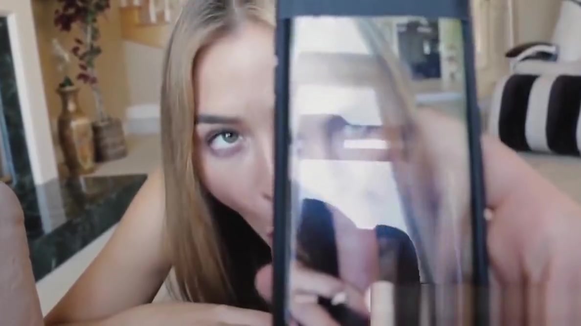 Naughty stepsister Blair Williams treated with cum in mouth