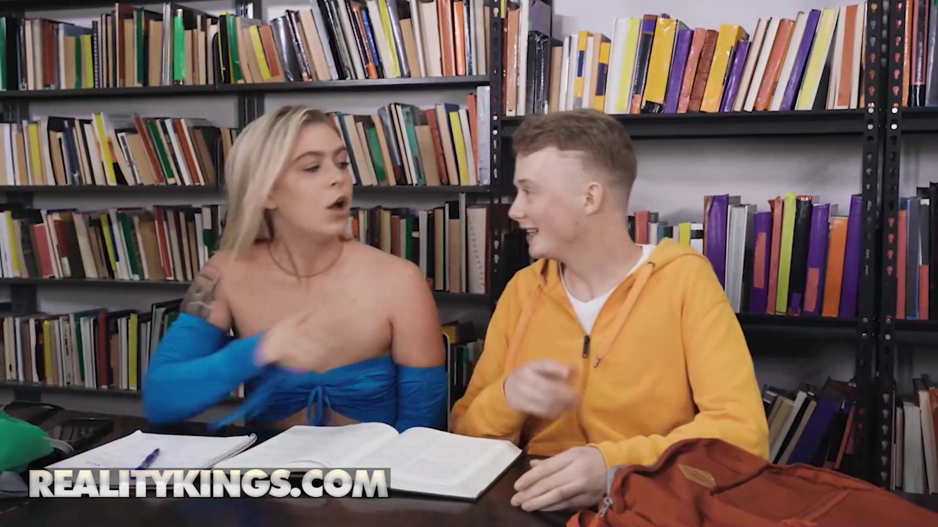 REALITY KINGS - Mandy Waters The Librarian Takes Care Of The Books And Horny students 18+ Like Jimmy Michaels