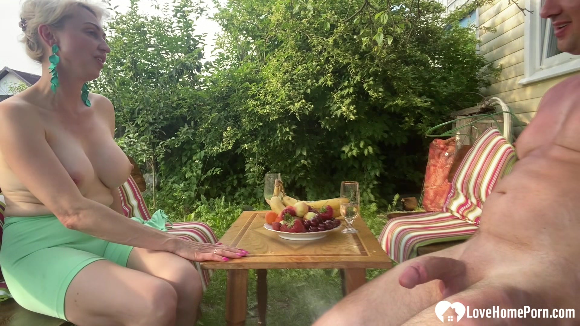 Foot fetish and feet worship from big tit MILF