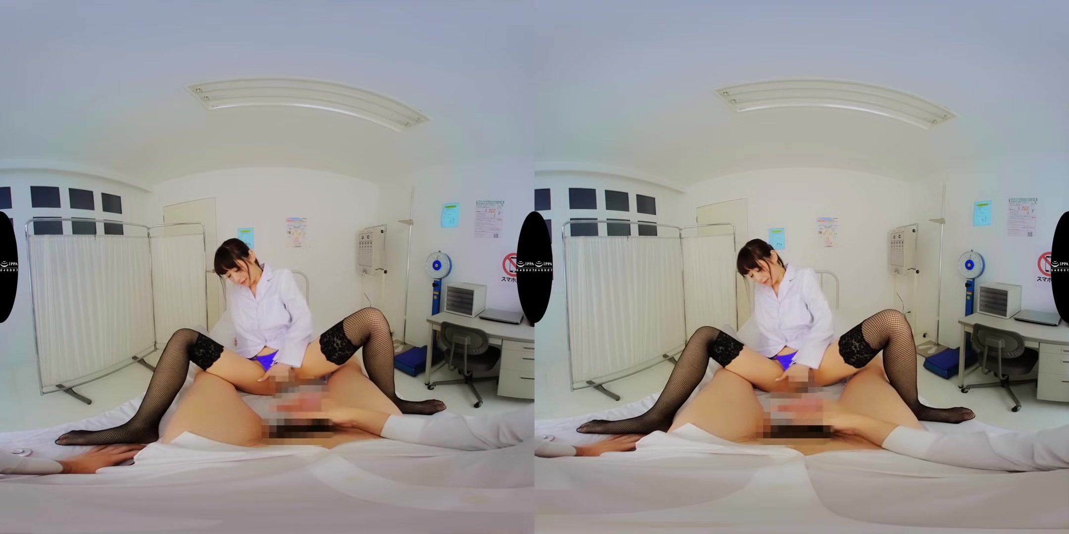 Instant-Fucking Nymphoniac Slut Doctor!; Sexy Japanese Doctor in Purple Lingerie