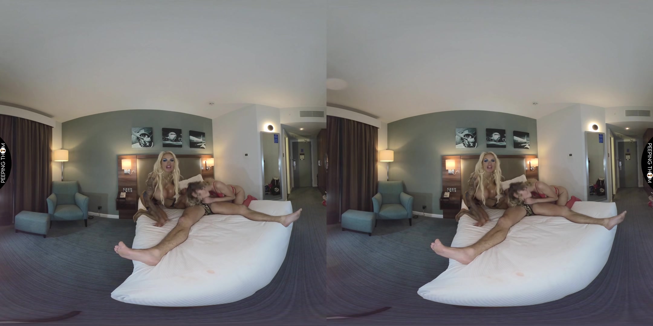 Sophie Anderson and Missy Milla - Spit Stepsisters - PeepingThom