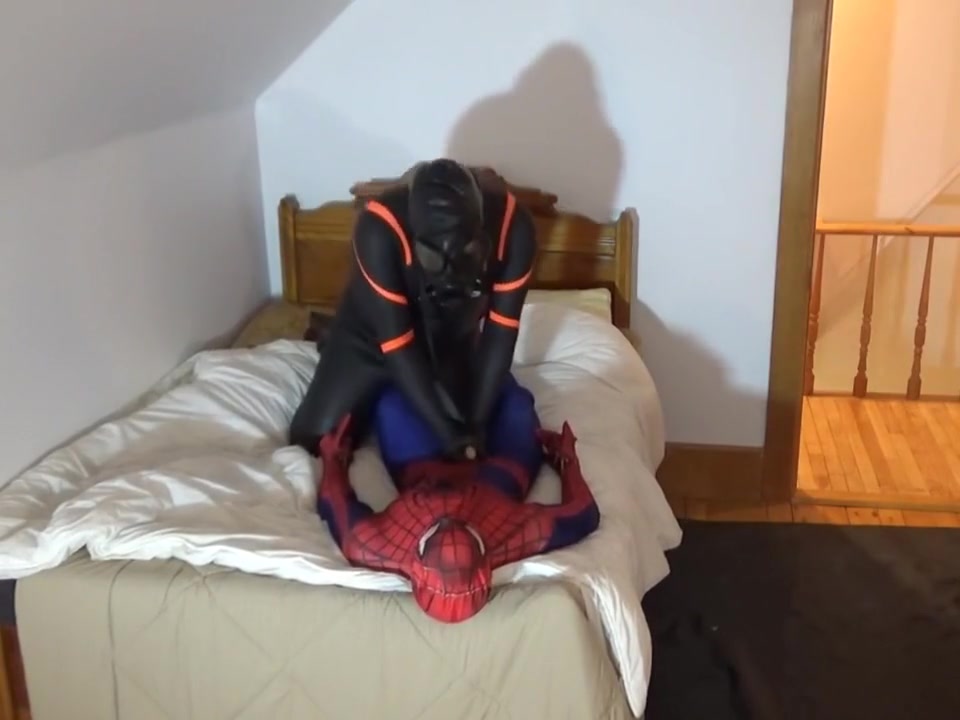 Moaning Orca Wetsuited Drone Humps Spiderman With Lina Paige