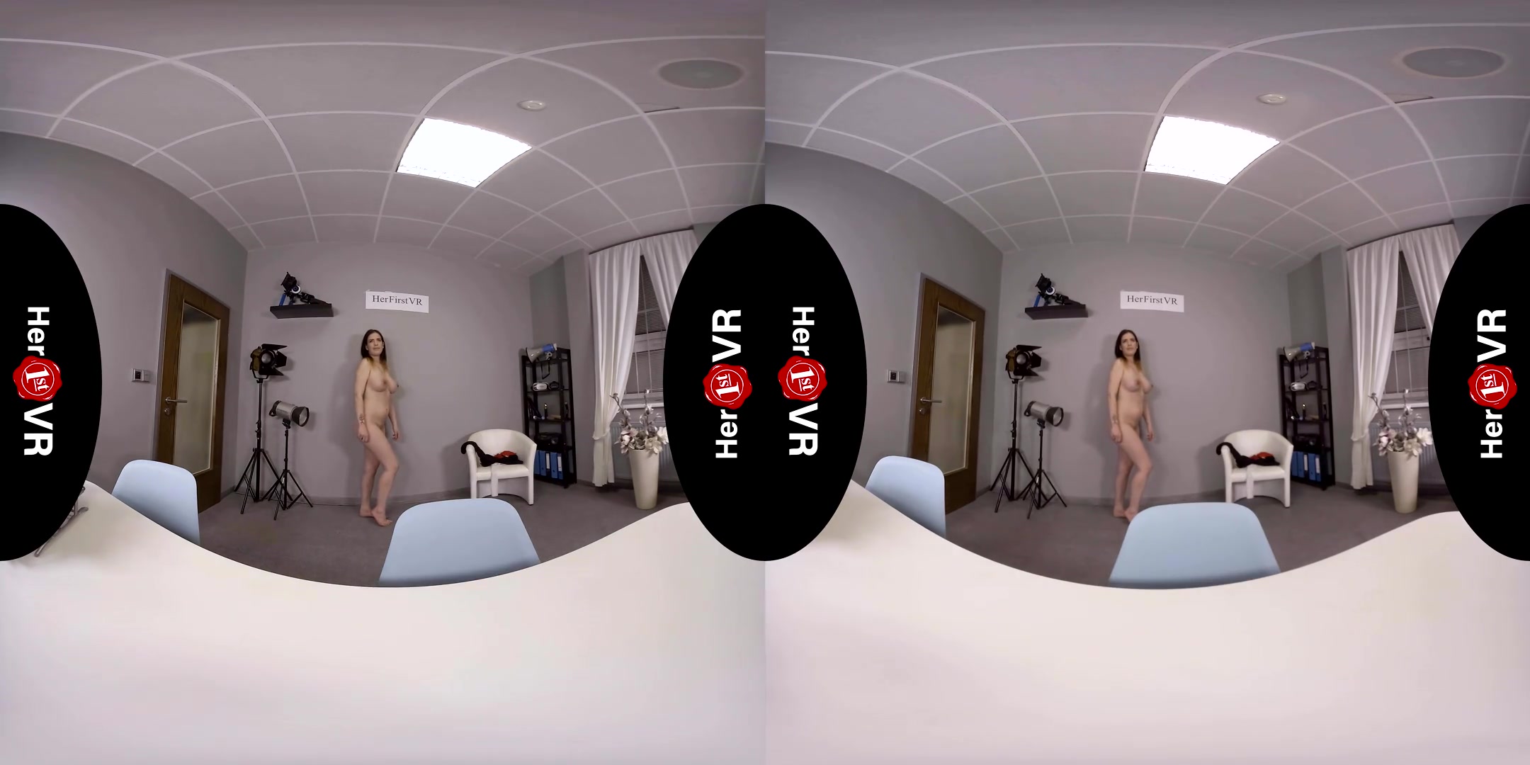 Sofia Kay - First VR Casting; REAL Amateur with Big Tits Solo