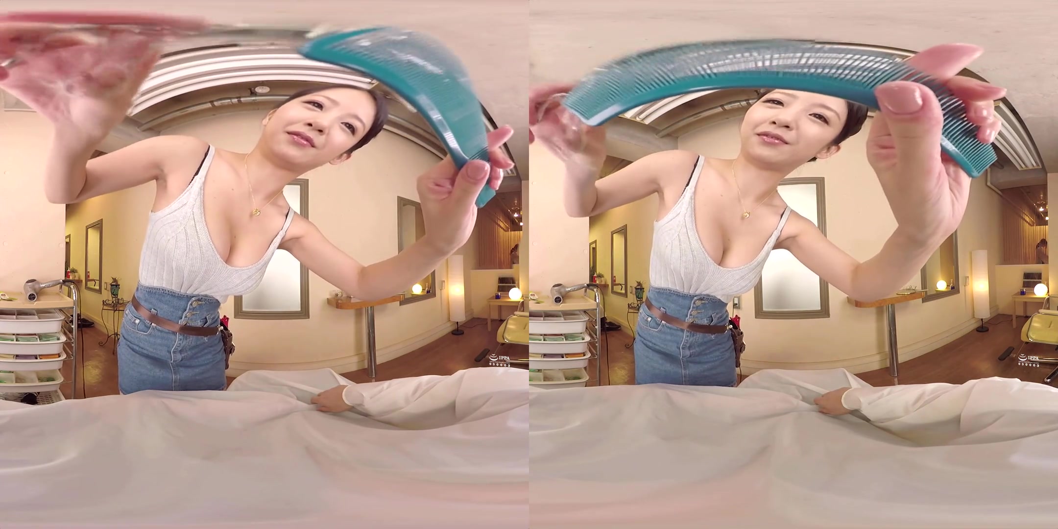Satomi Suzuki in Satomi Suzuki Temptation Salon VR 1 - DreamTicketVR