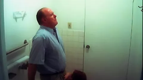 Office cock whore sucks off the boss man