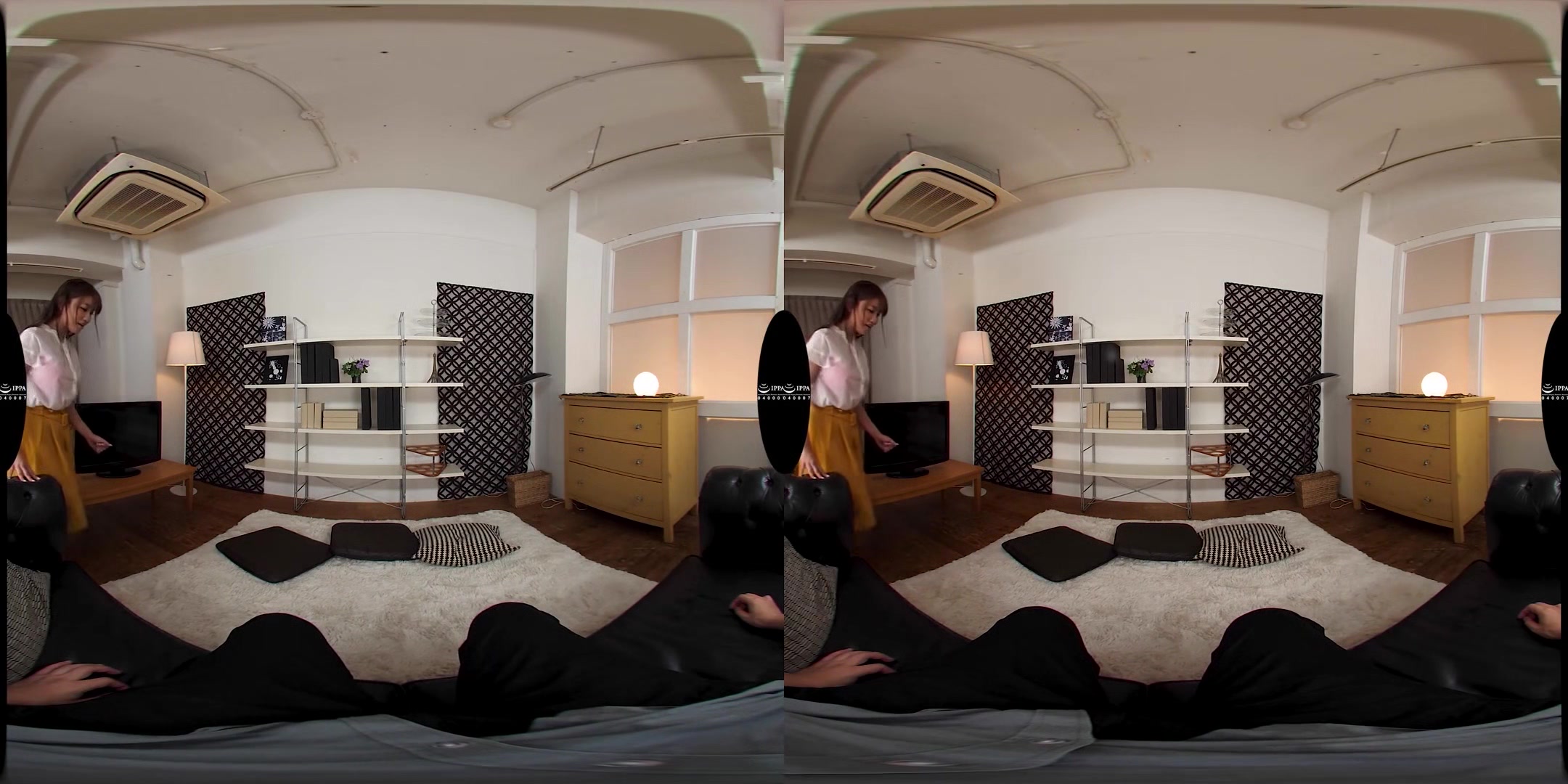 Huge Rainstorm, Soaked Tits, Wet Hair, and Passionate Sex - Busty JAV Idol Hardcore POV VR