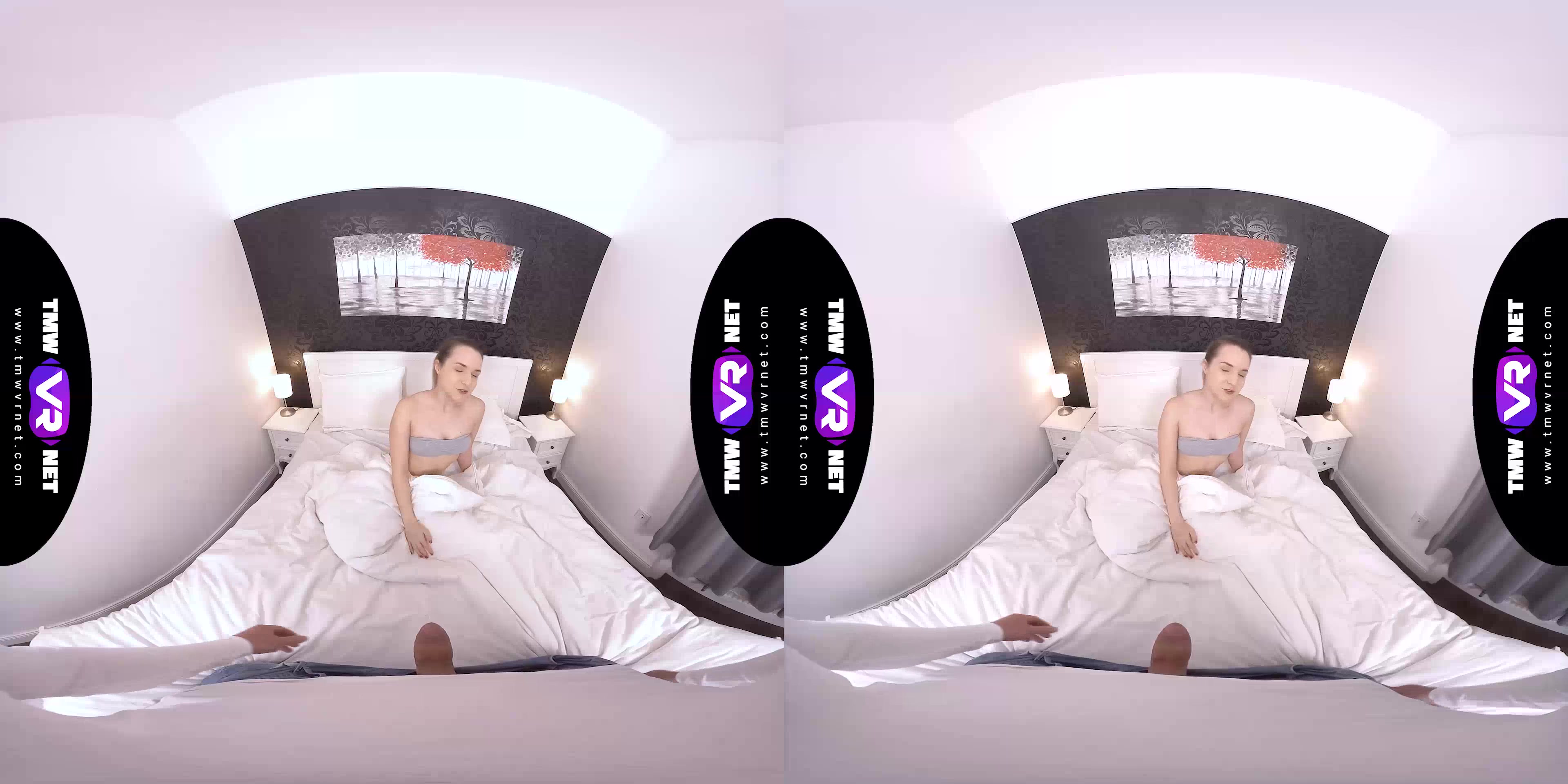 Lad wakes Beauty up for sex