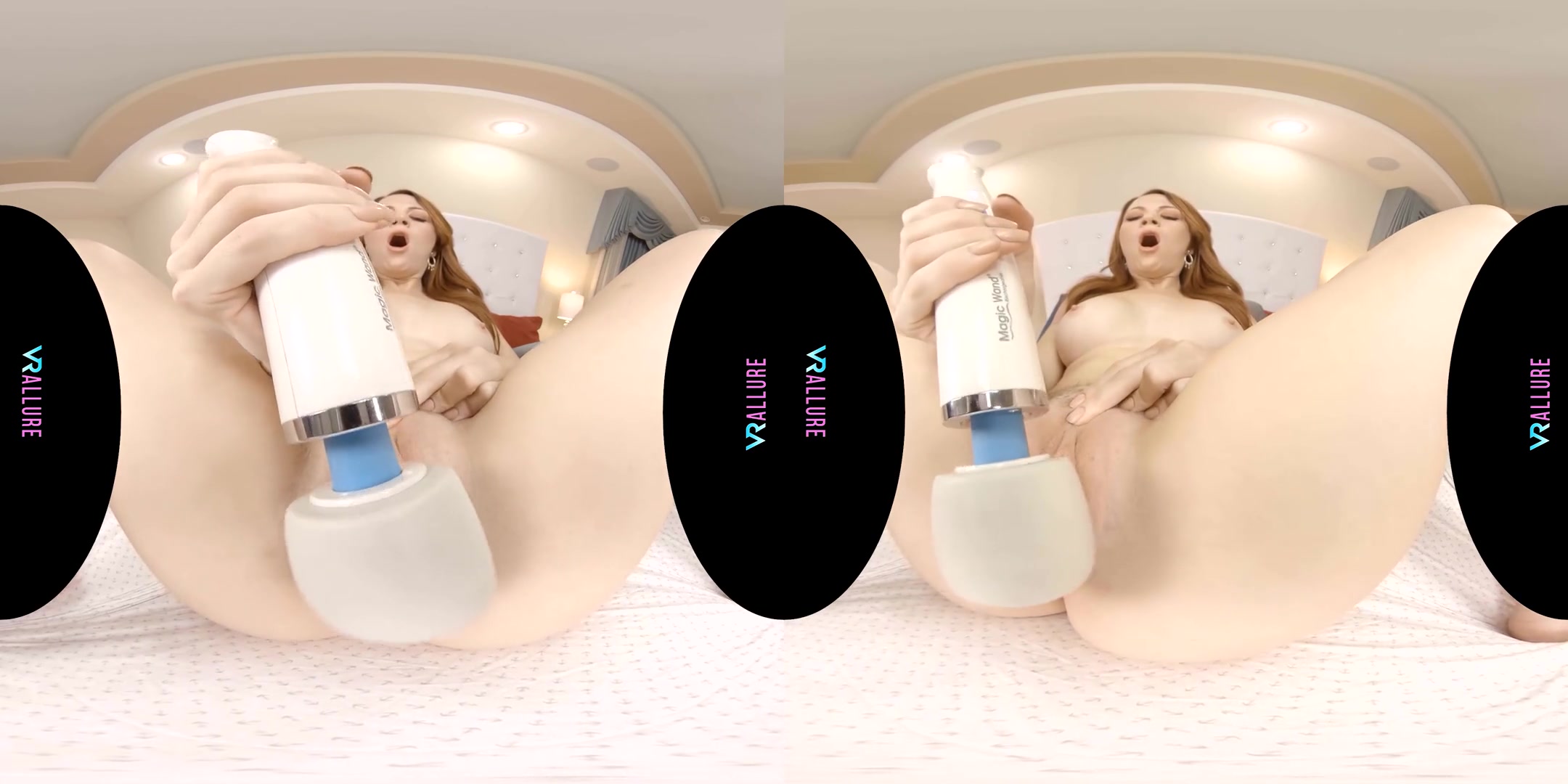 Her Eyes Will Play Tricks On You! - Busty Redhead Solo Fucking Toys