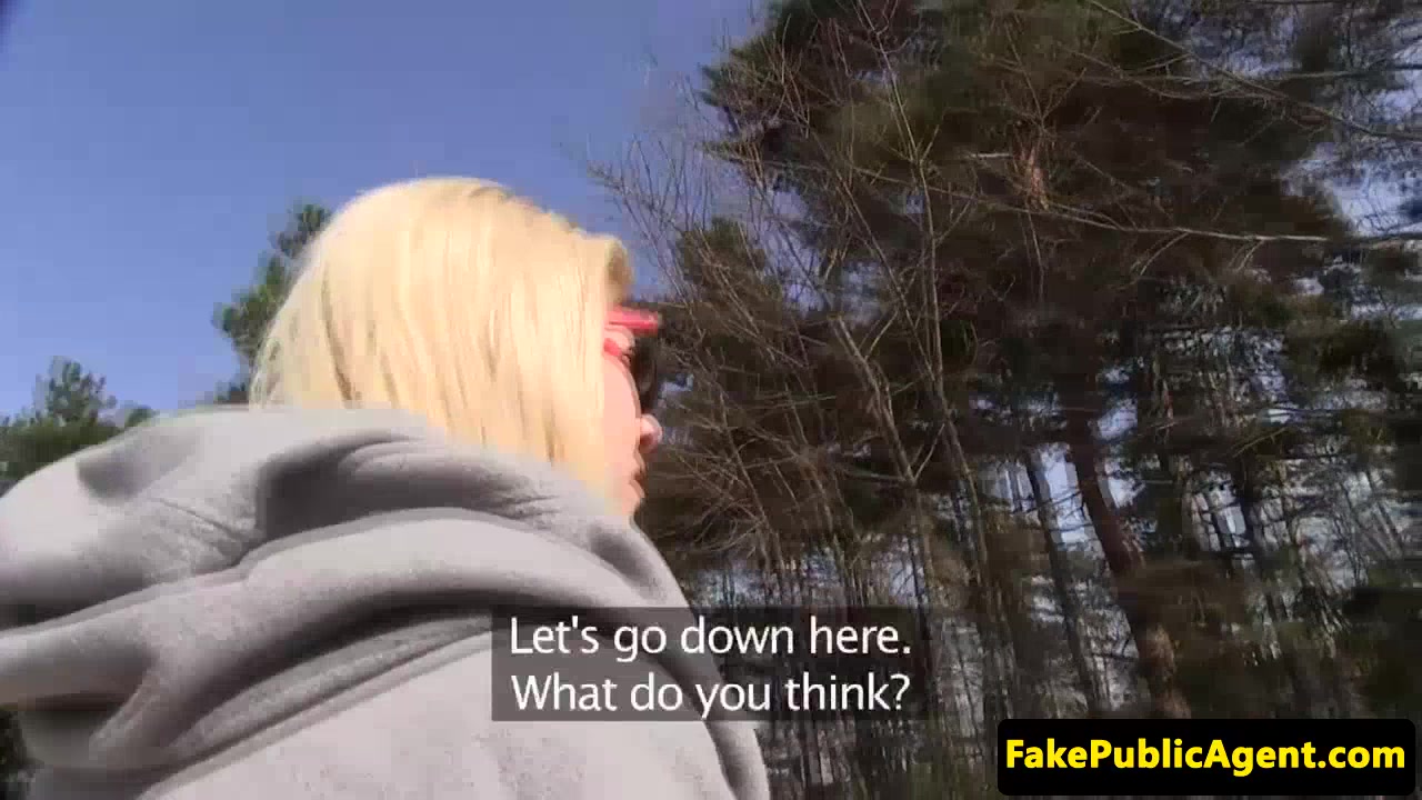 Amateur euro public fucked by imposter agent