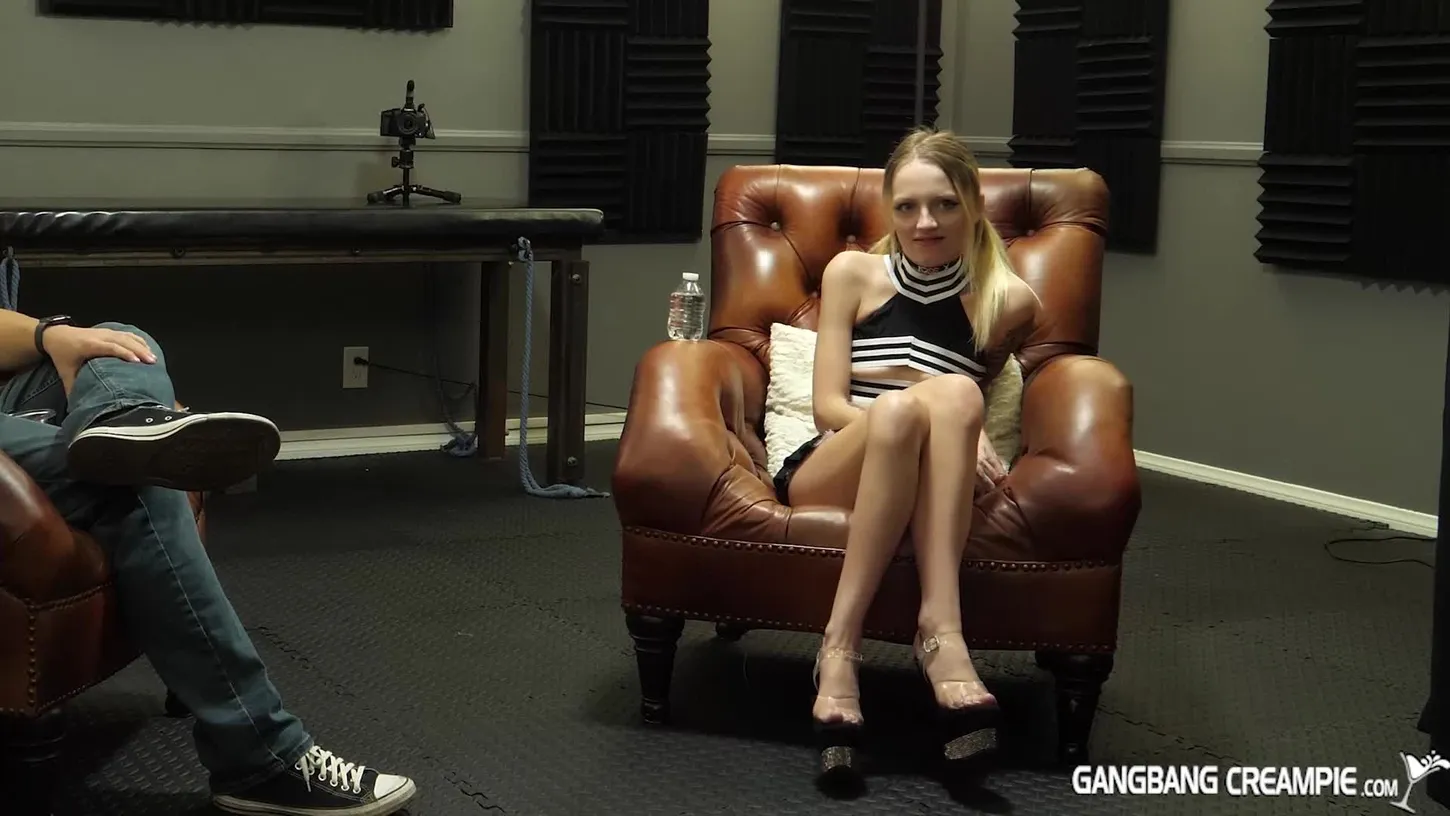 GangBang Creampie 351 Interview with Kate Bloom, Scene #01