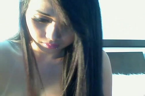 Gorgeous young babe is showing her naughty twathole