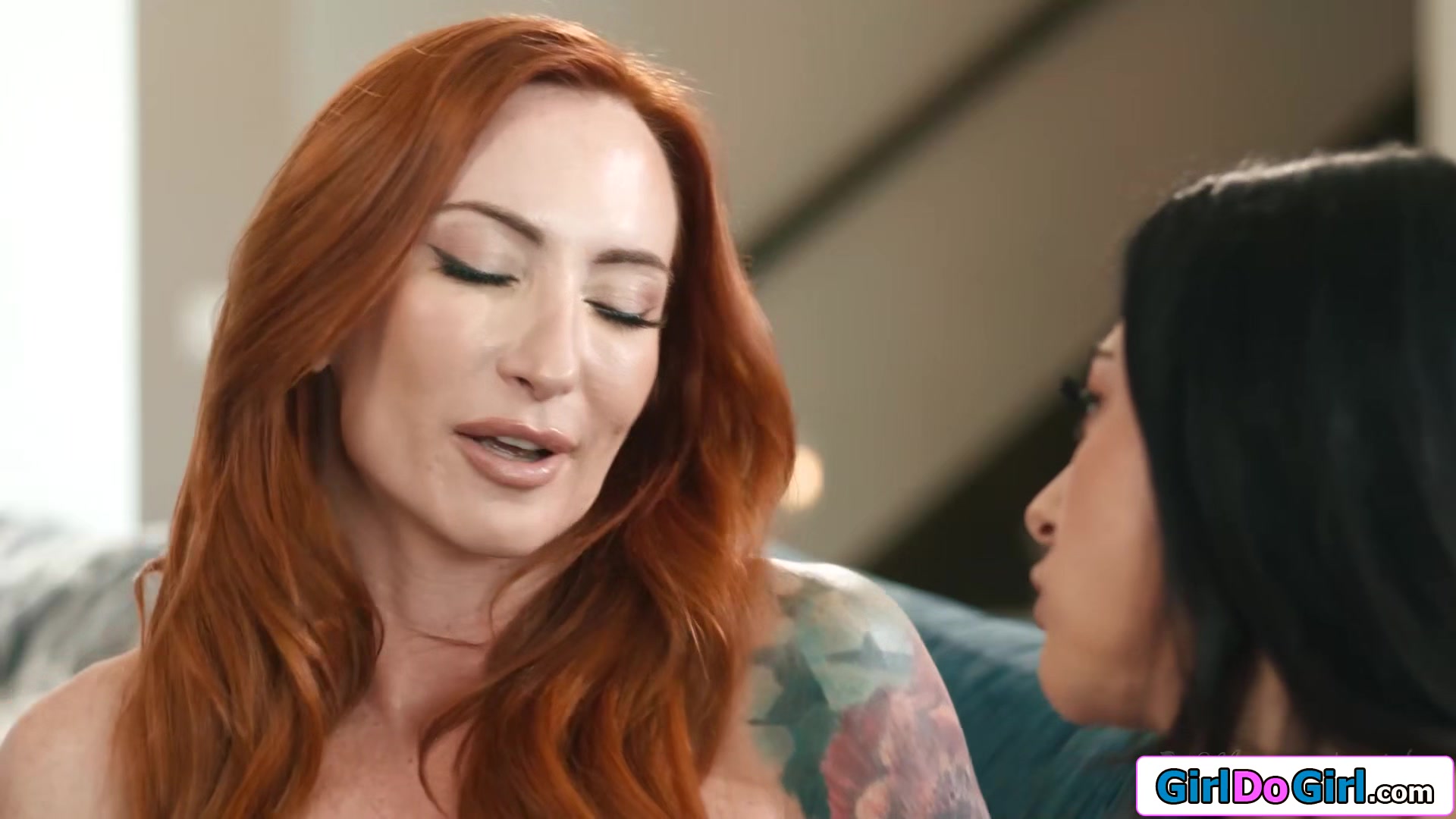Busty stepmom really enjoys her stepdaughter rimming her ass