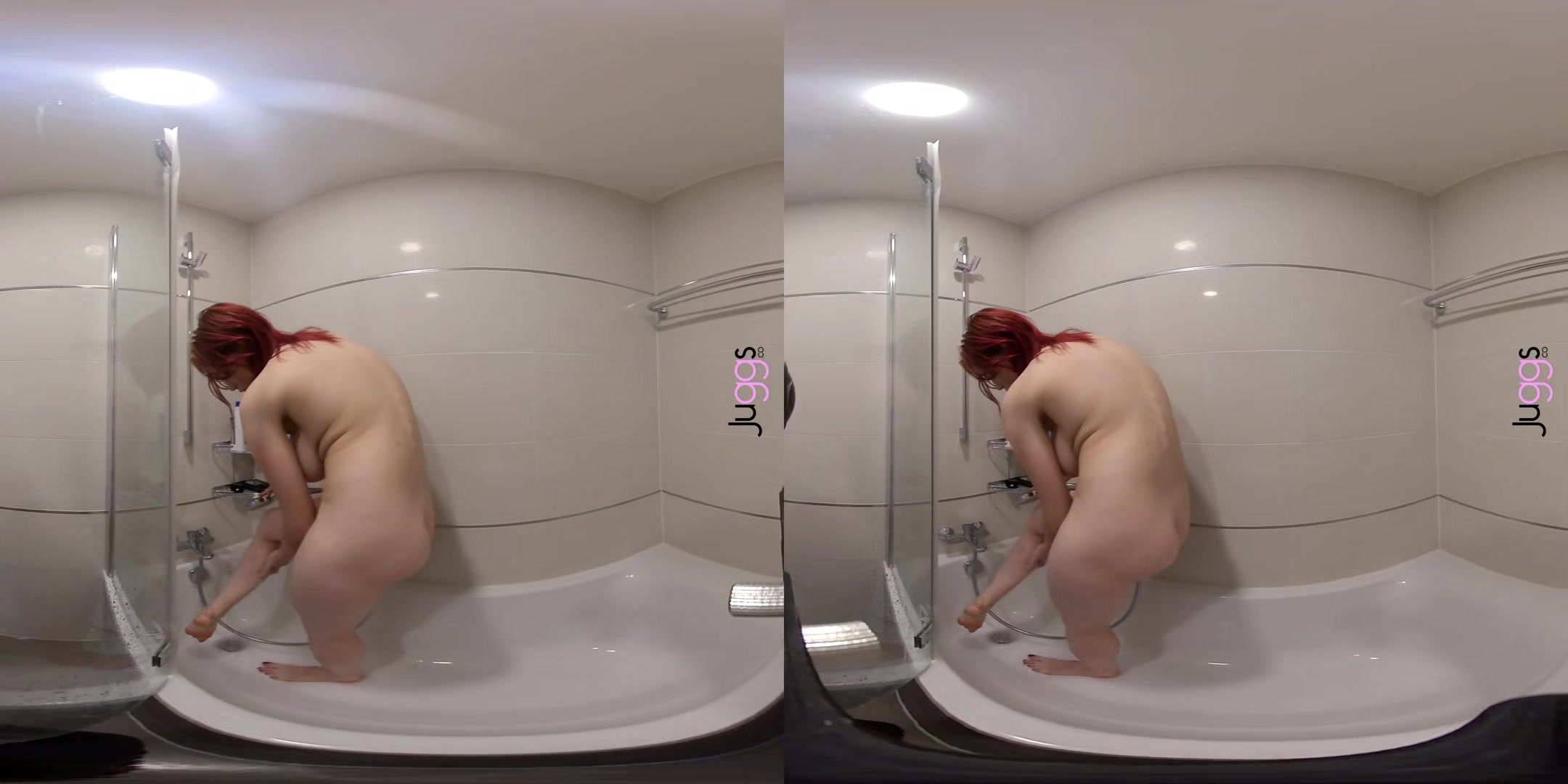 18 Busty Glory - Ep. 3 Strip And Shower - Big Tits Redhead Solo
